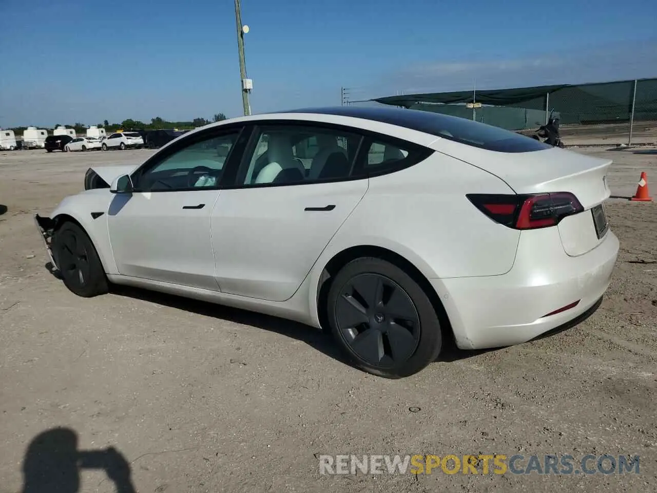 2 Photograph of a damaged car 5YJ3E1EA4MF089259 TESLA MODEL 3 2021