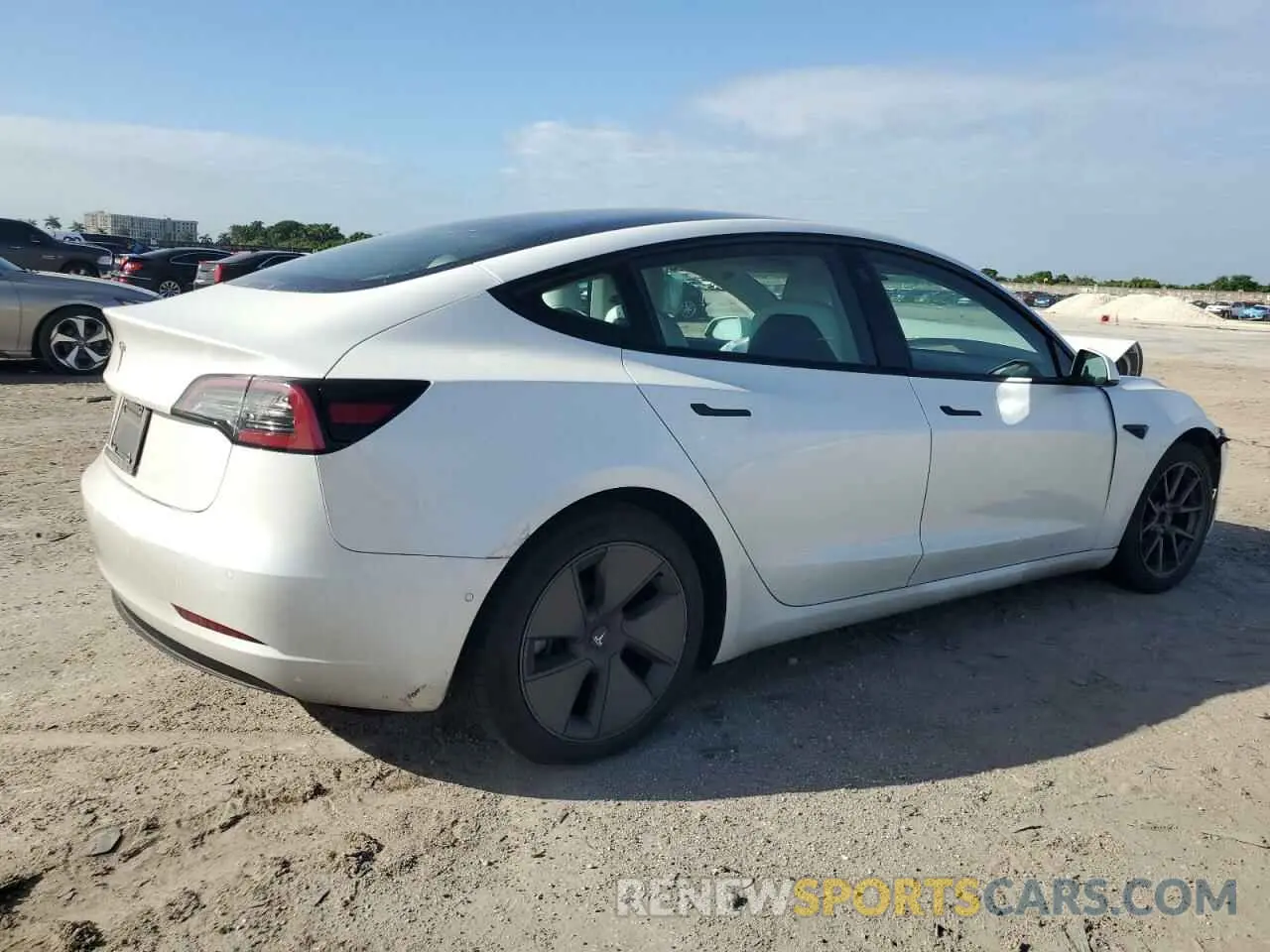3 Photograph of a damaged car 5YJ3E1EA4MF089259 TESLA MODEL 3 2021