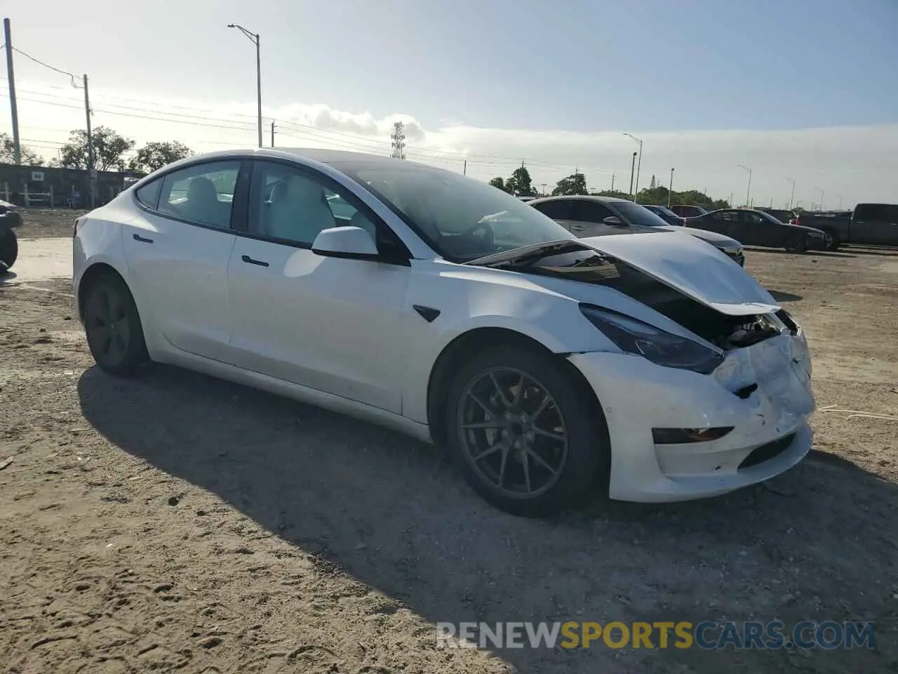 4 Photograph of a damaged car 5YJ3E1EA4MF089259 TESLA MODEL 3 2021