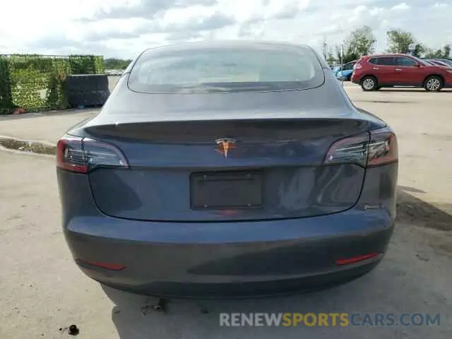 6 Photograph of a damaged car 5YJ3E1EA4MF090587 TESLA MODEL 3 2021