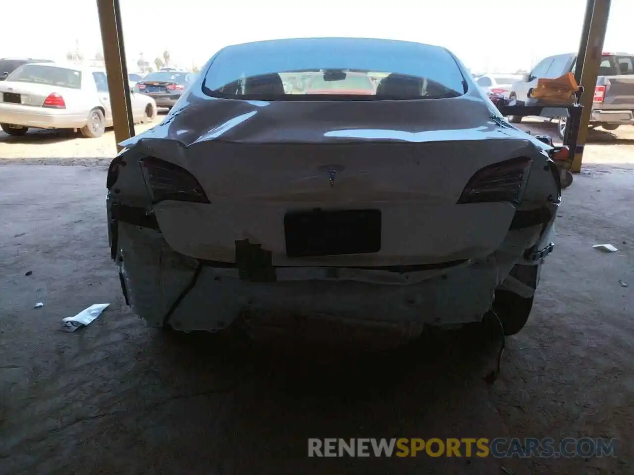 9 Photograph of a damaged car 5YJ3E1EA4MF094185 TESLA MODEL 3 2021