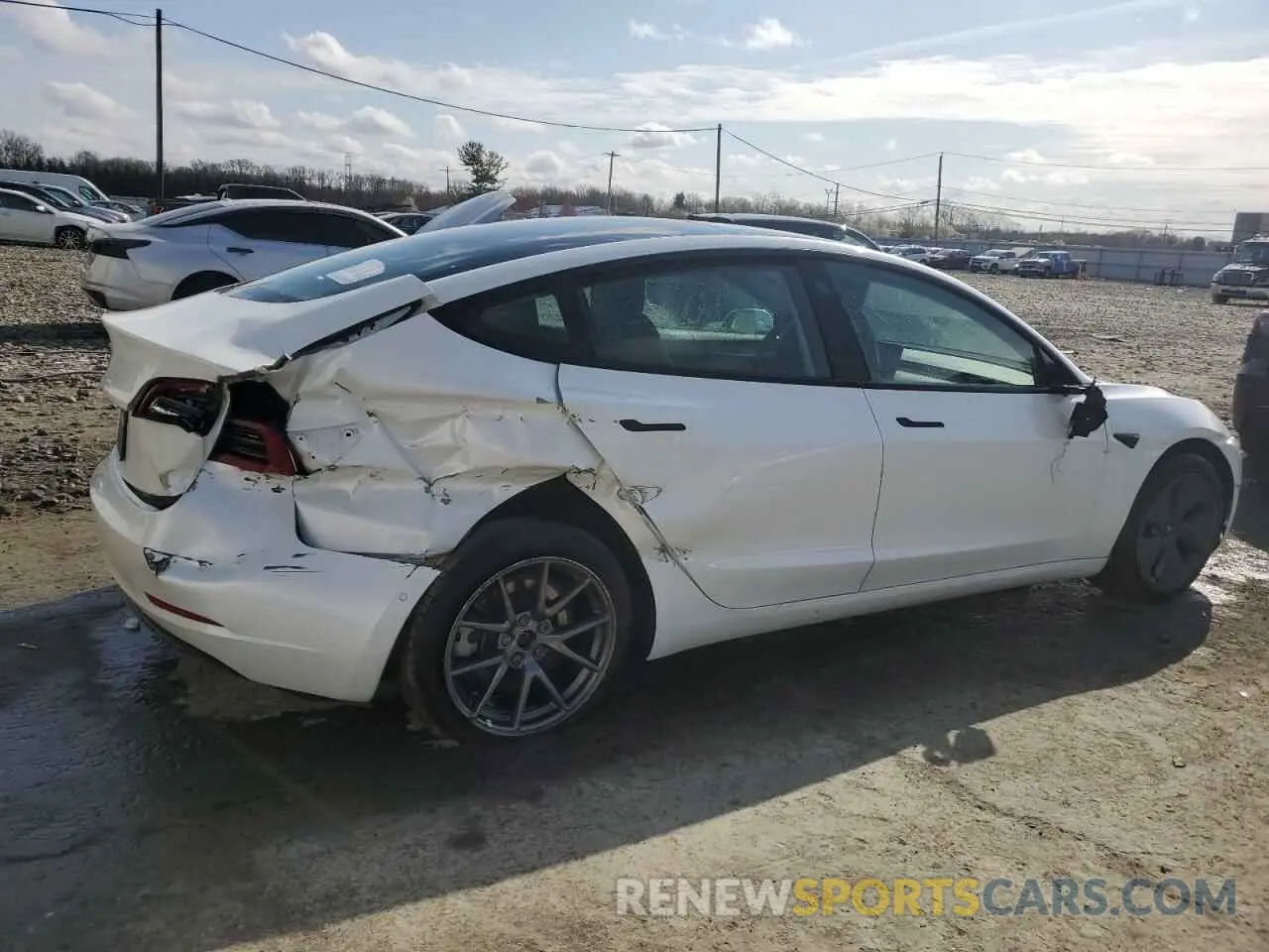 3 Photograph of a damaged car 5YJ3E1EA4MF099600 TESLA MODEL 3 2021