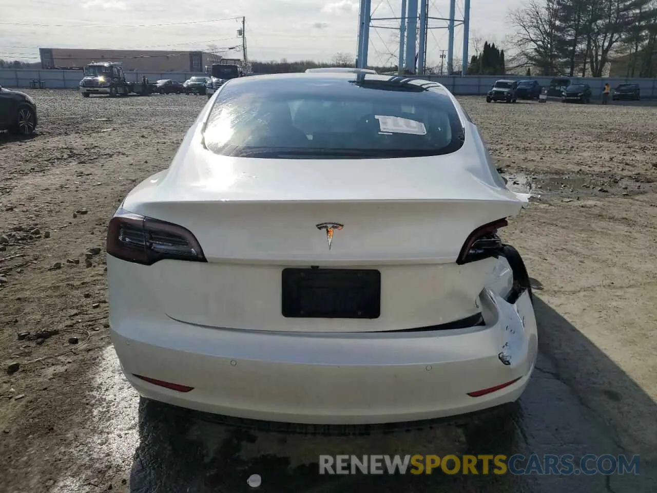 6 Photograph of a damaged car 5YJ3E1EA4MF099600 TESLA MODEL 3 2021