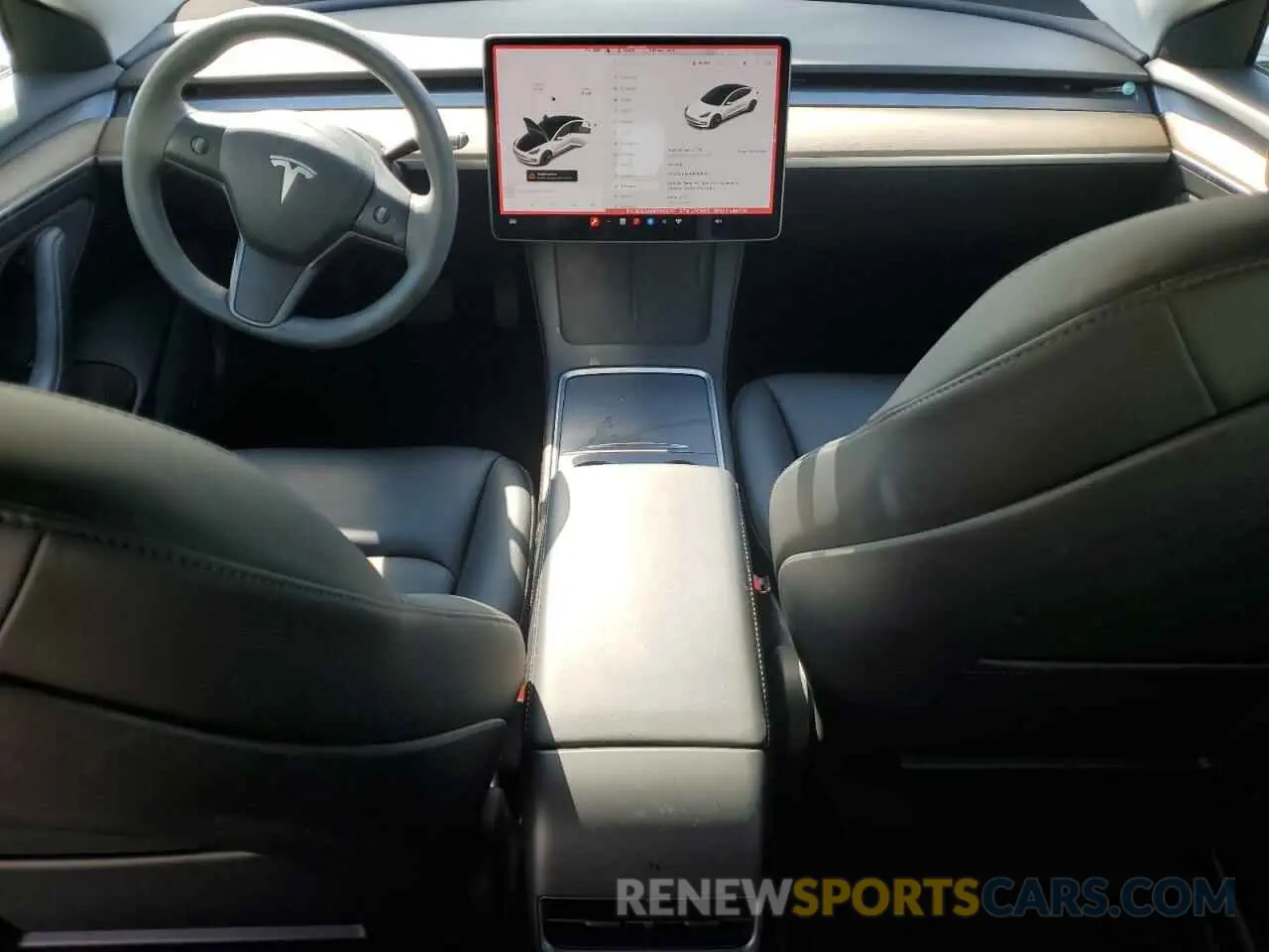 8 Photograph of a damaged car 5YJ3E1EA4MF099600 TESLA MODEL 3 2021