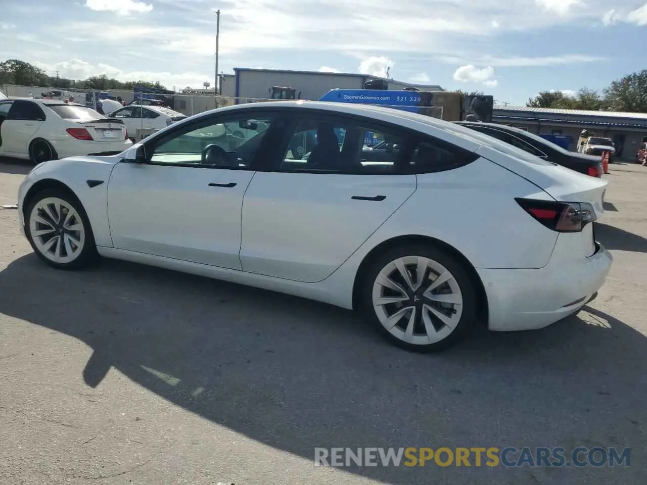 2 Photograph of a damaged car 5YJ3E1EA4MF838500 TESLA MODEL 3 2021