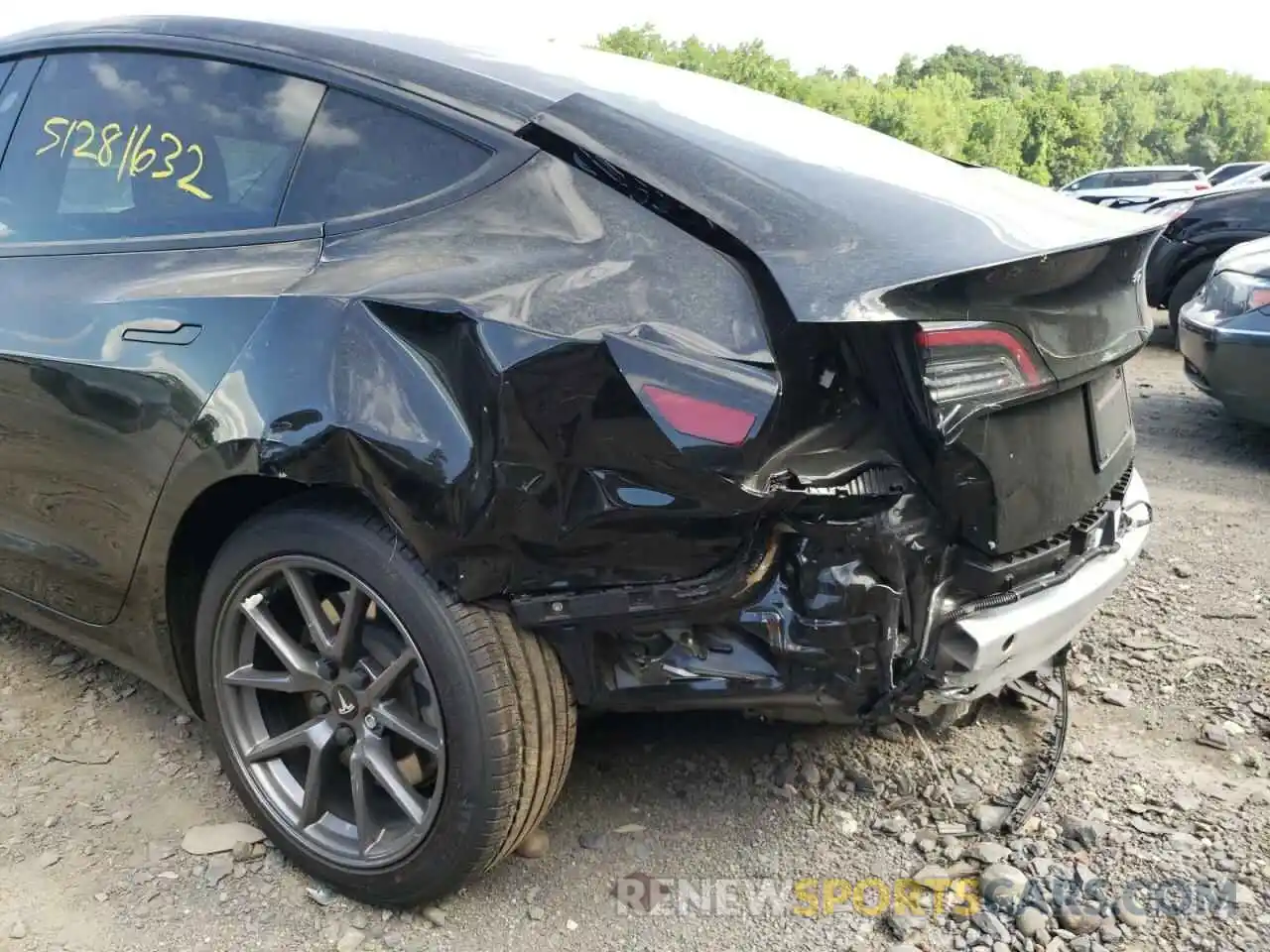 9 Photograph of a damaged car 5YJ3E1EA4MF859329 TESLA MODEL 3 2021