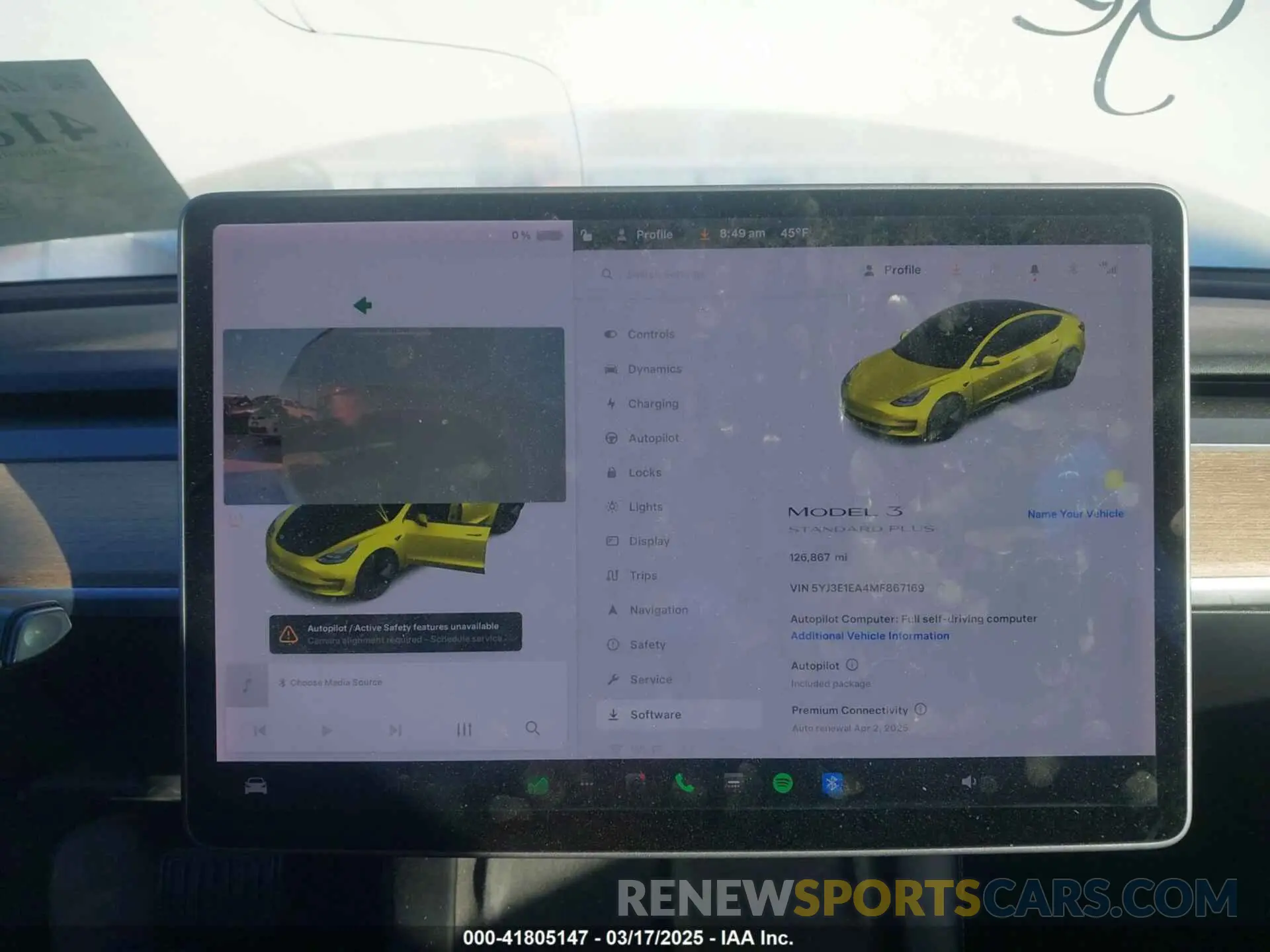 18 Photograph of a damaged car 5YJ3E1EA4MF867169 TESLA MODEL 3 2021
