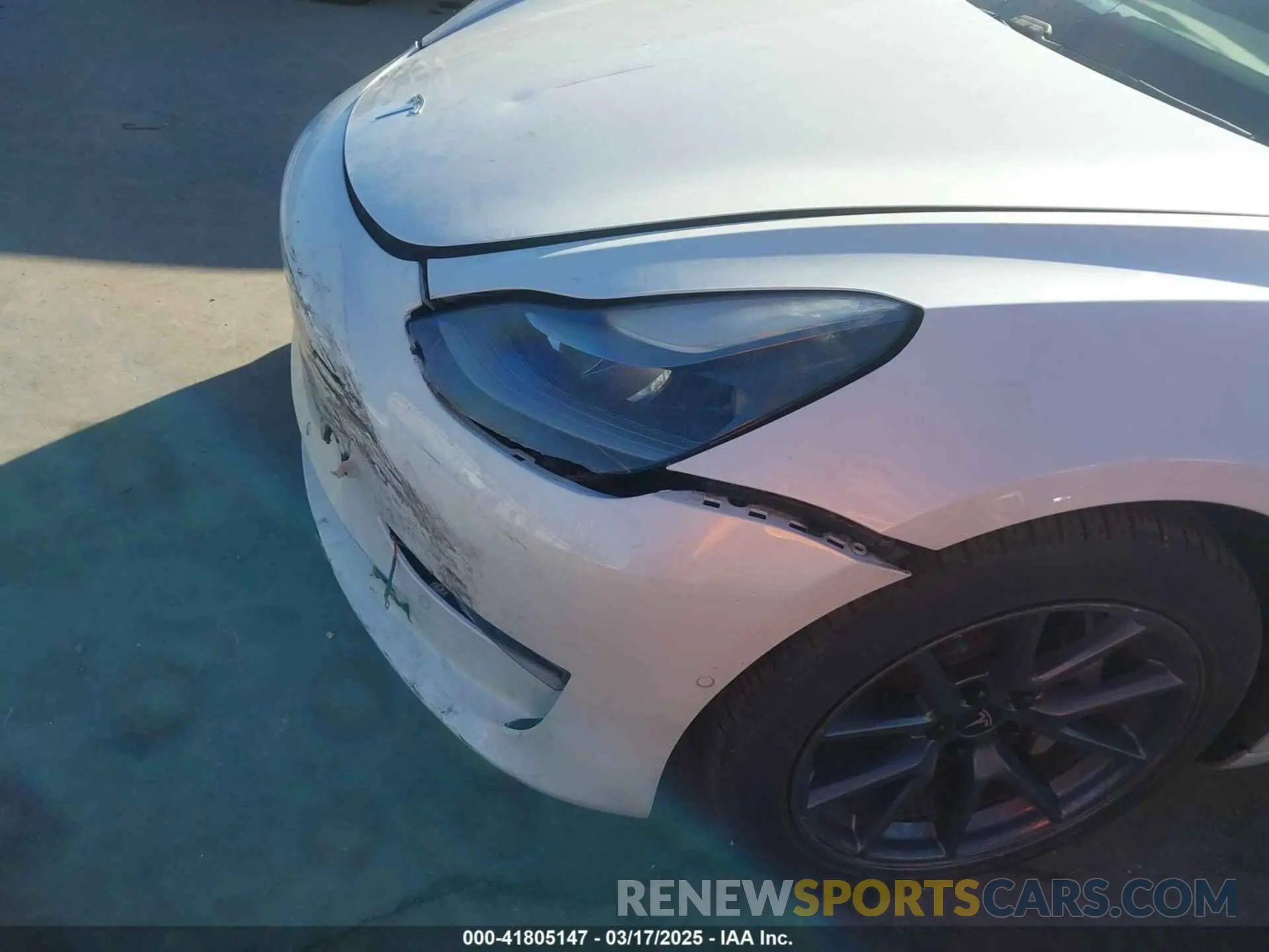 21 Photograph of a damaged car 5YJ3E1EA4MF867169 TESLA MODEL 3 2021
