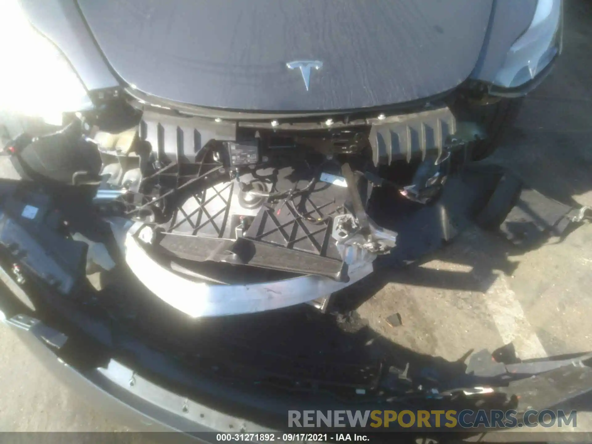 10 Photograph of a damaged car 5YJ3E1EA4MF867589 TESLA MODEL 3 2021