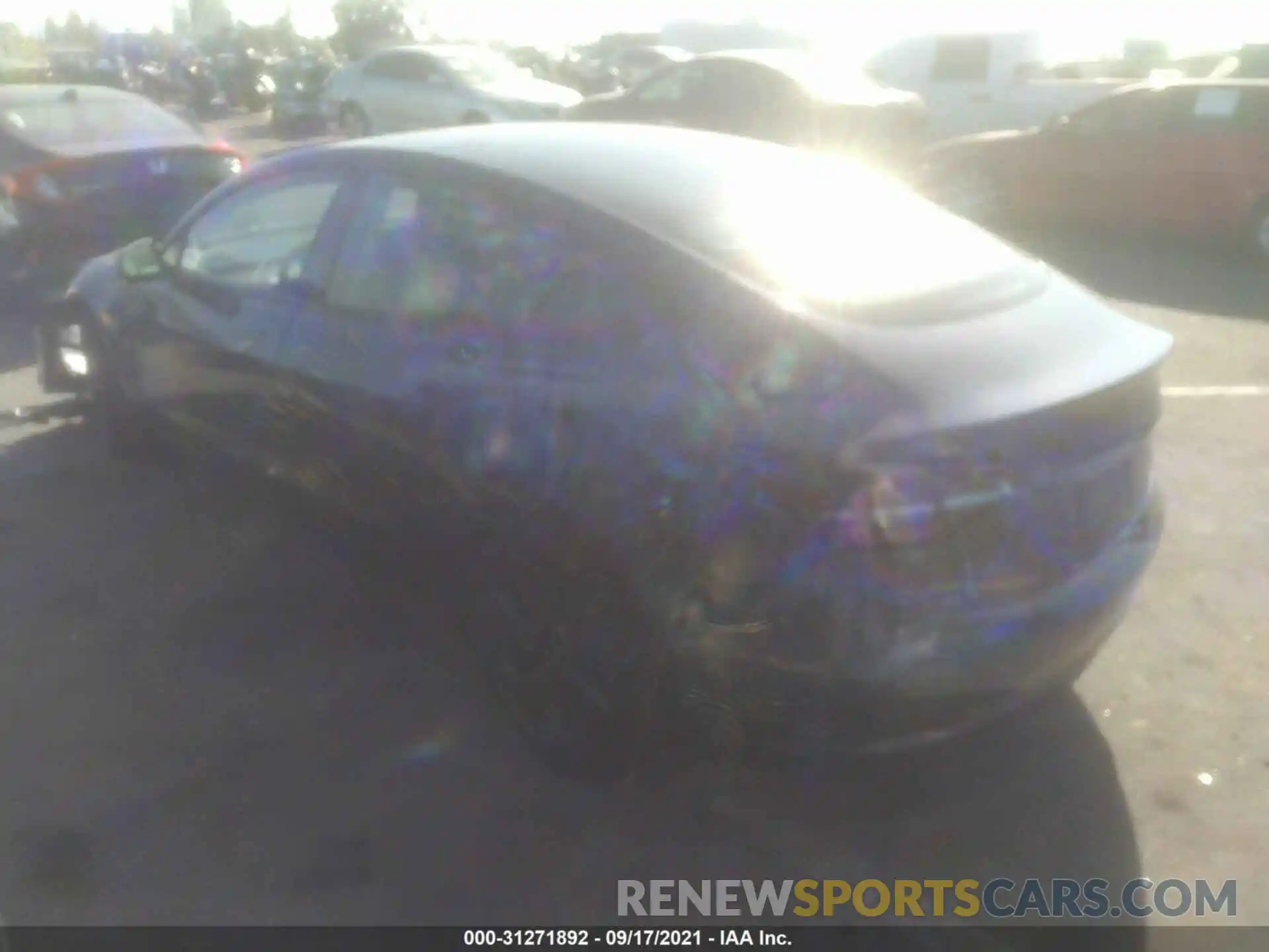 3 Photograph of a damaged car 5YJ3E1EA4MF867589 TESLA MODEL 3 2021