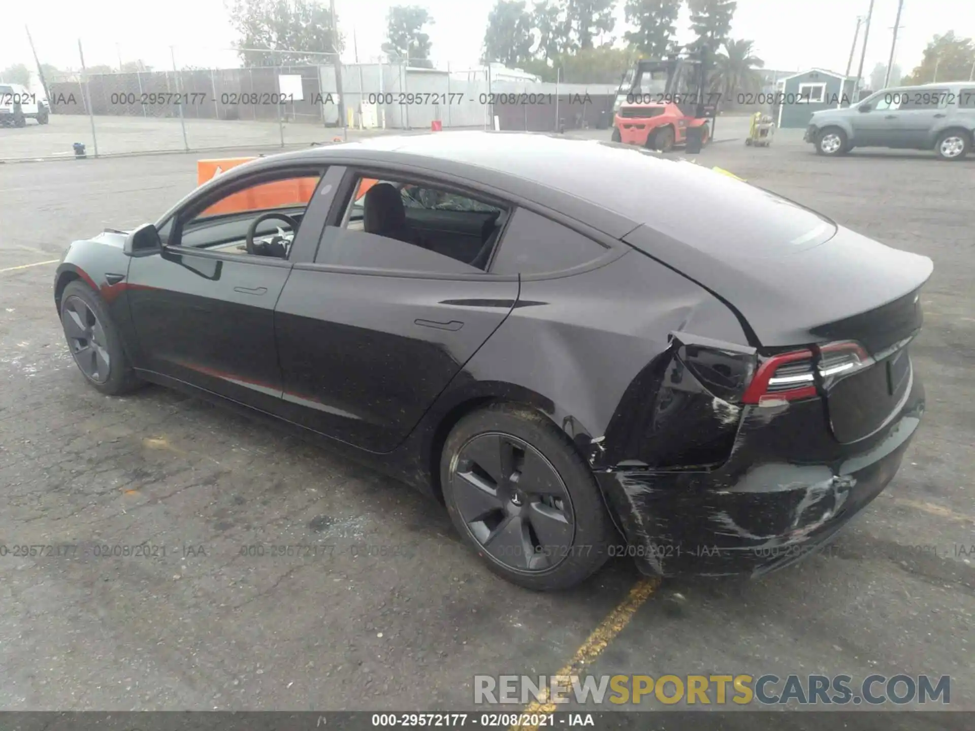 3 Photograph of a damaged car 5YJ3E1EA4MF868161 TESLA MODEL 3 2021