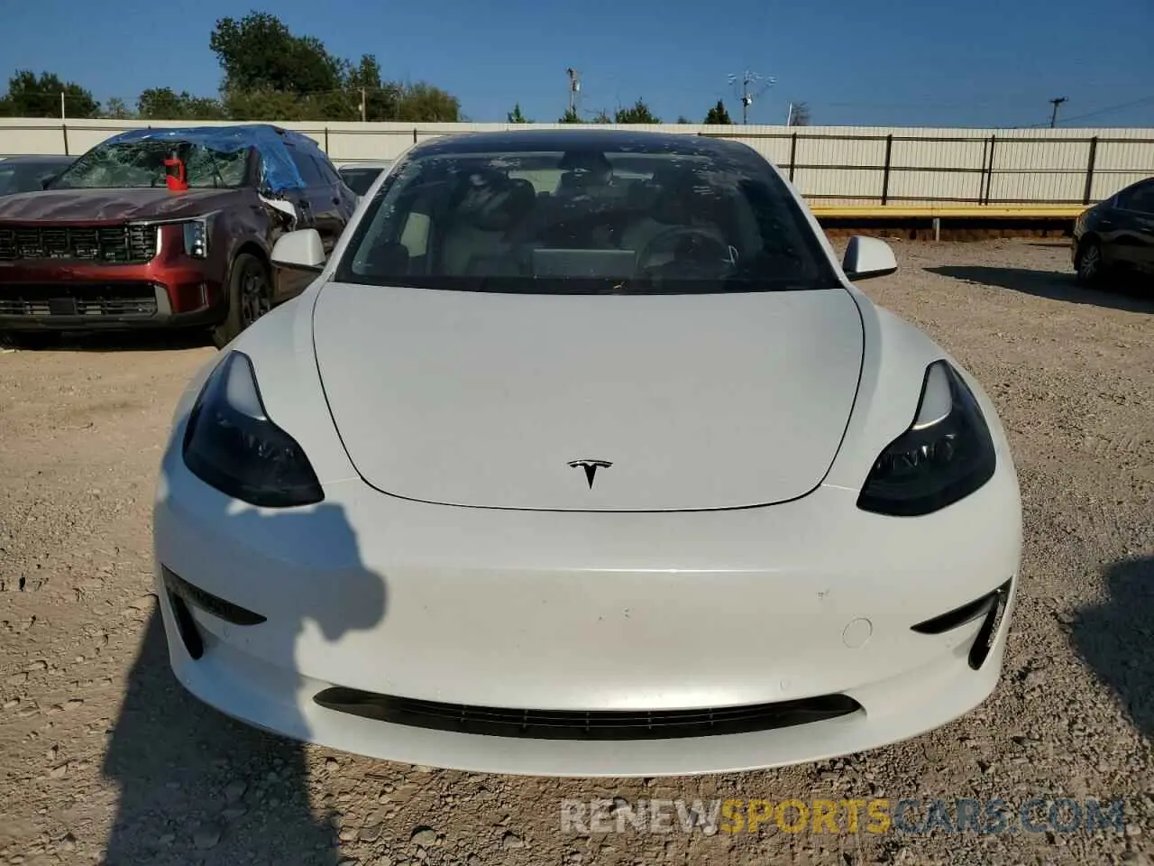 5 Photograph of a damaged car 5YJ3E1EA4MF870413 TESLA MODEL 3 2021