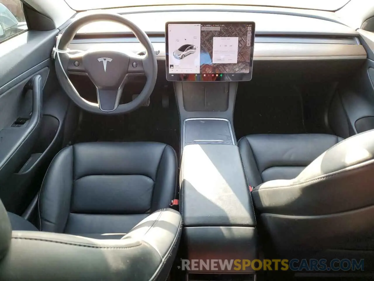 8 Photograph of a damaged car 5YJ3E1EA4MF870413 TESLA MODEL 3 2021