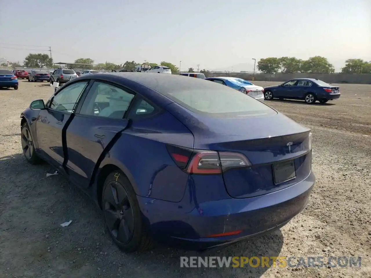 3 Photograph of a damaged car 5YJ3E1EA4MF875224 TESLA MODEL 3 2021