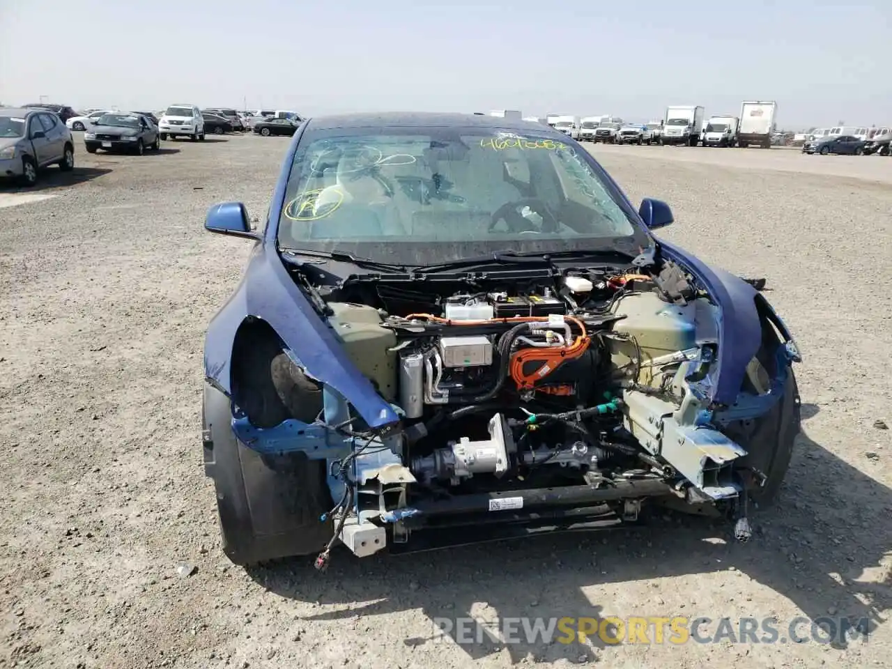 9 Photograph of a damaged car 5YJ3E1EA4MF875224 TESLA MODEL 3 2021