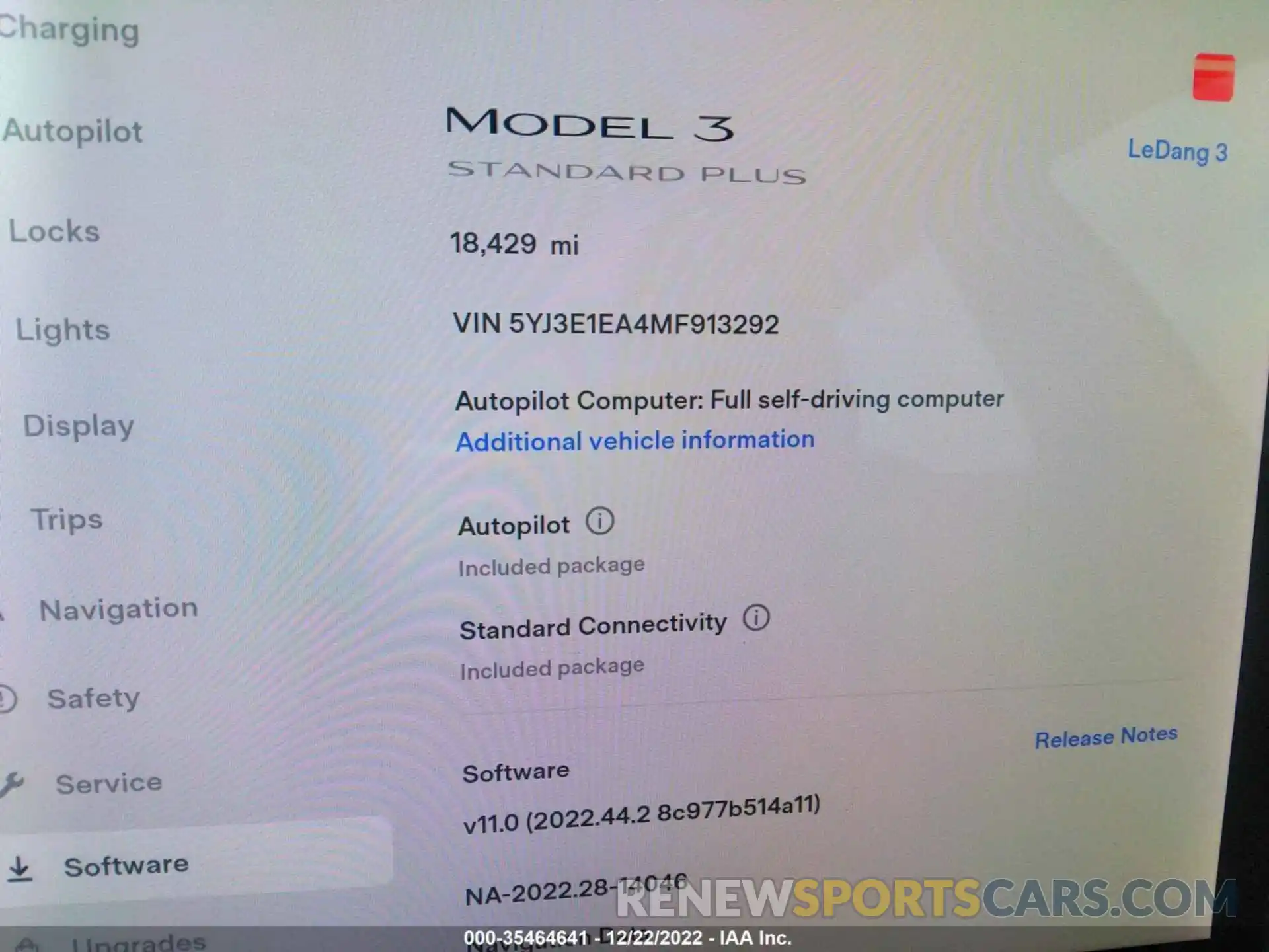 7 Photograph of a damaged car 5YJ3E1EA4MF913292 TESLA MODEL 3 2021