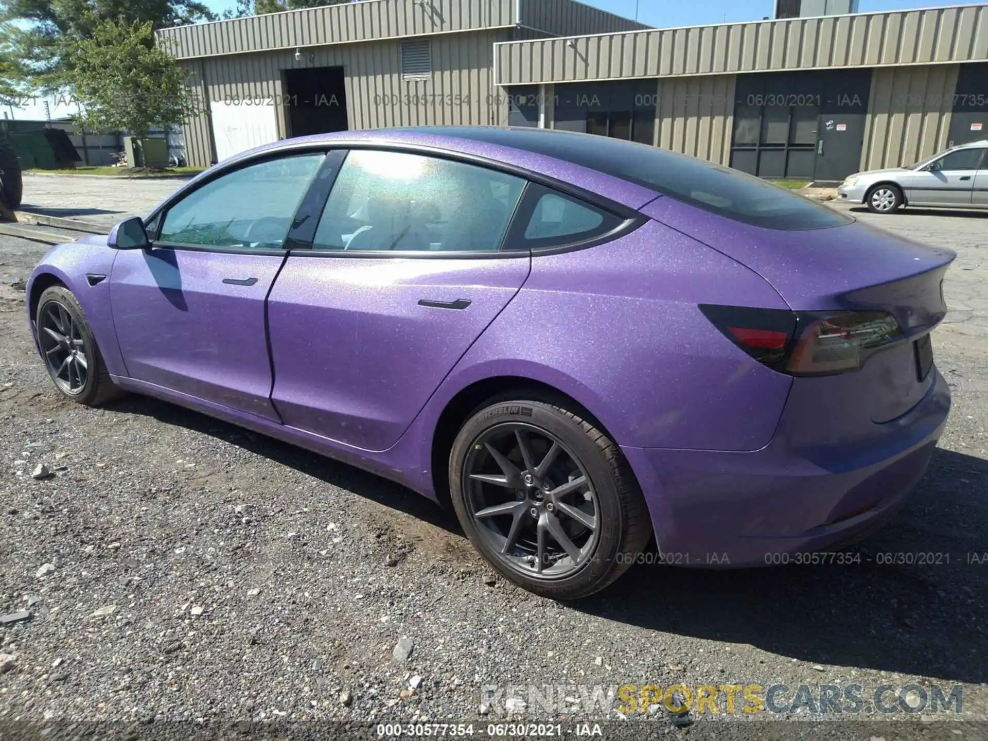 3 Photograph of a damaged car 5YJ3E1EA4MF921604 TESLA MODEL 3 2021