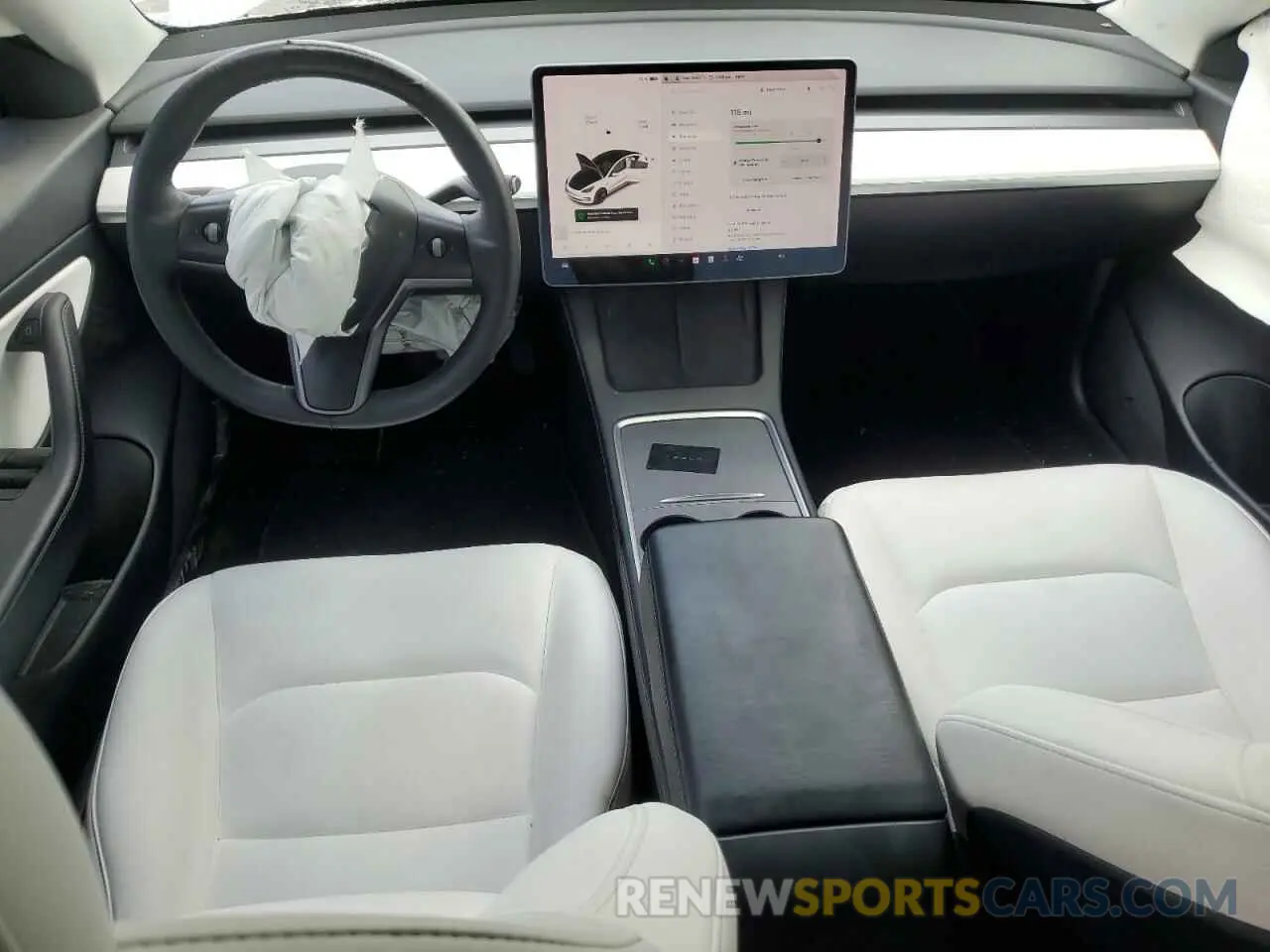 8 Photograph of a damaged car 5YJ3E1EA4MF938838 TESLA MODEL 3 2021