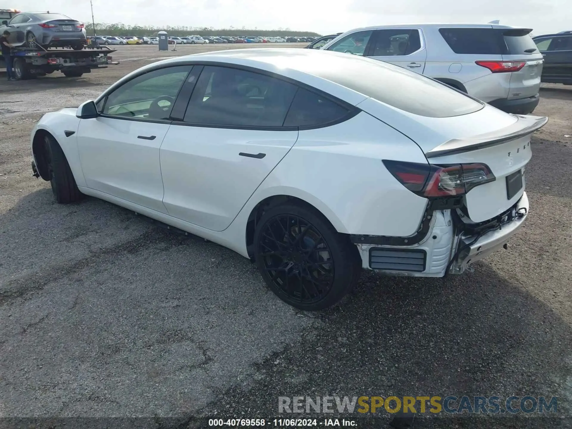 3 Photograph of a damaged car 5YJ3E1EA4MF978448 TESLA MODEL 3 2021
