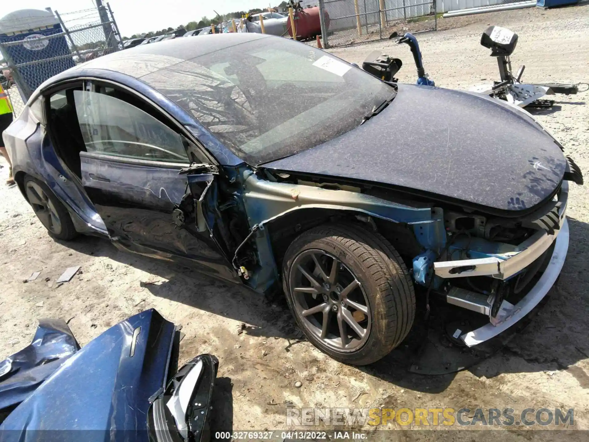 1 Photograph of a damaged car 5YJ3E1EA4MF986226 TESLA MODEL 3 2021