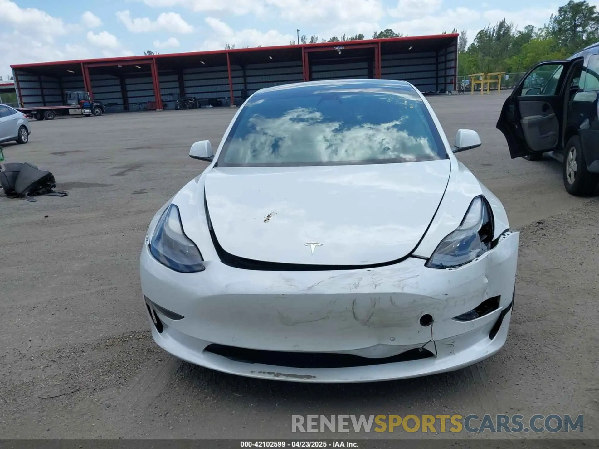 12 Photograph of a damaged car 5YJ3E1EA5MF016627 TESLA MODEL 3 2021