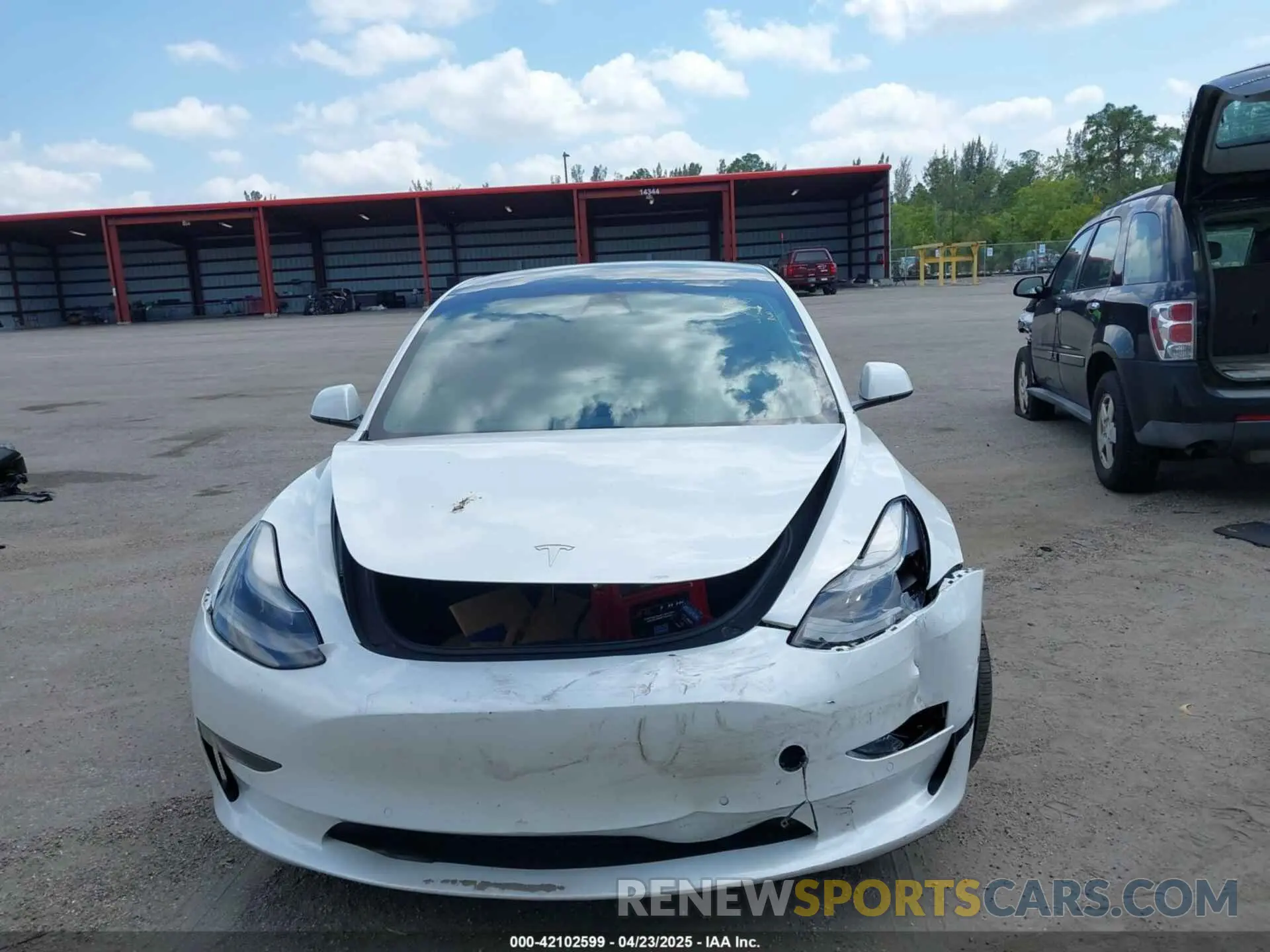 6 Photograph of a damaged car 5YJ3E1EA5MF016627 TESLA MODEL 3 2021