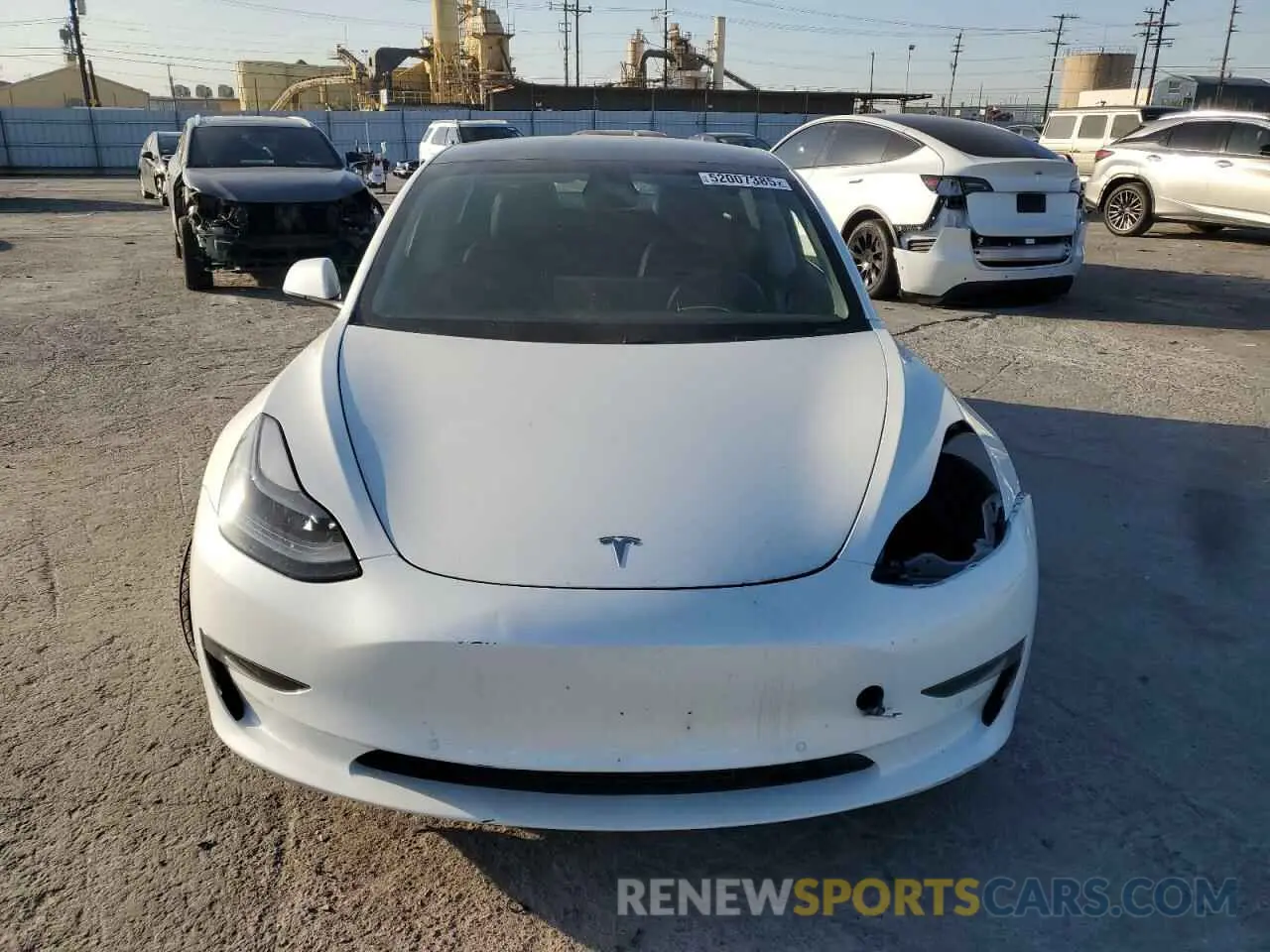 5 Photograph of a damaged car 5YJ3E1EA5MF018216 TESLA MODEL 3 2021