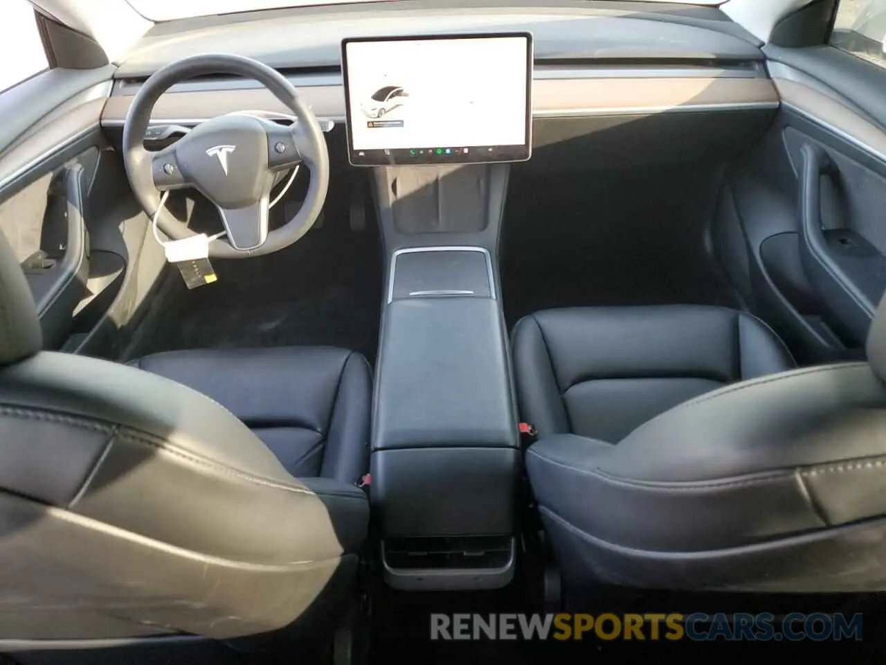8 Photograph of a damaged car 5YJ3E1EA5MF018216 TESLA MODEL 3 2021