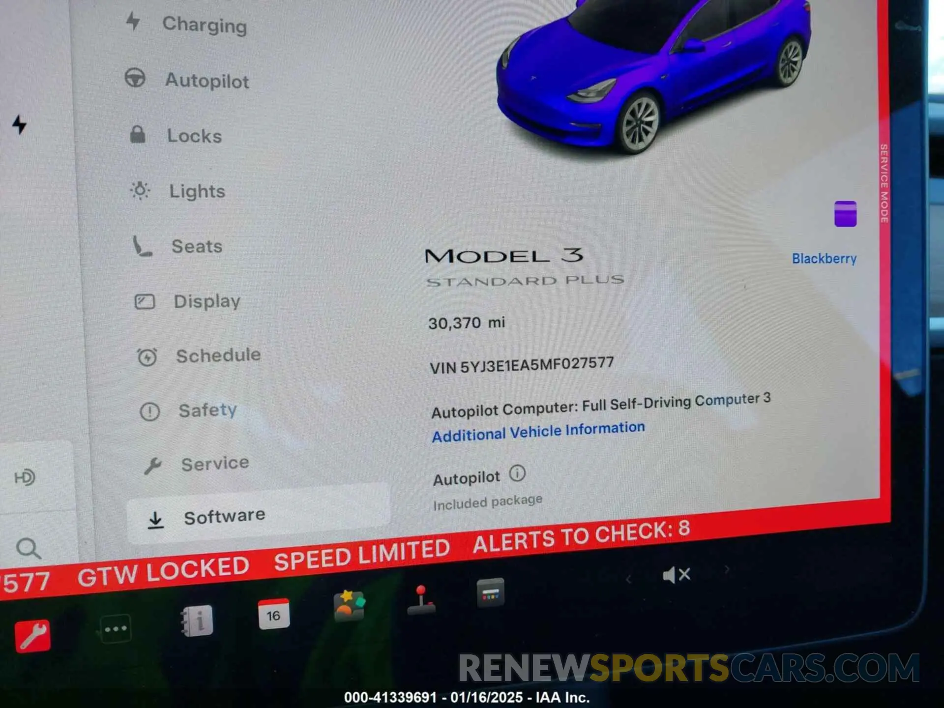 7 Photograph of a damaged car 5YJ3E1EA5MF027577 TESLA MODEL 3 2021