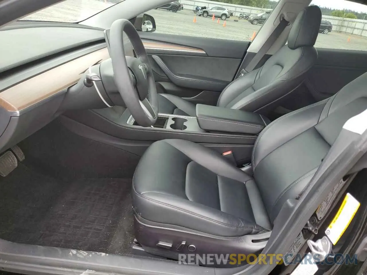 7 Photograph of a damaged car 5YJ3E1EA5MF029703 TESLA MODEL 3 2021