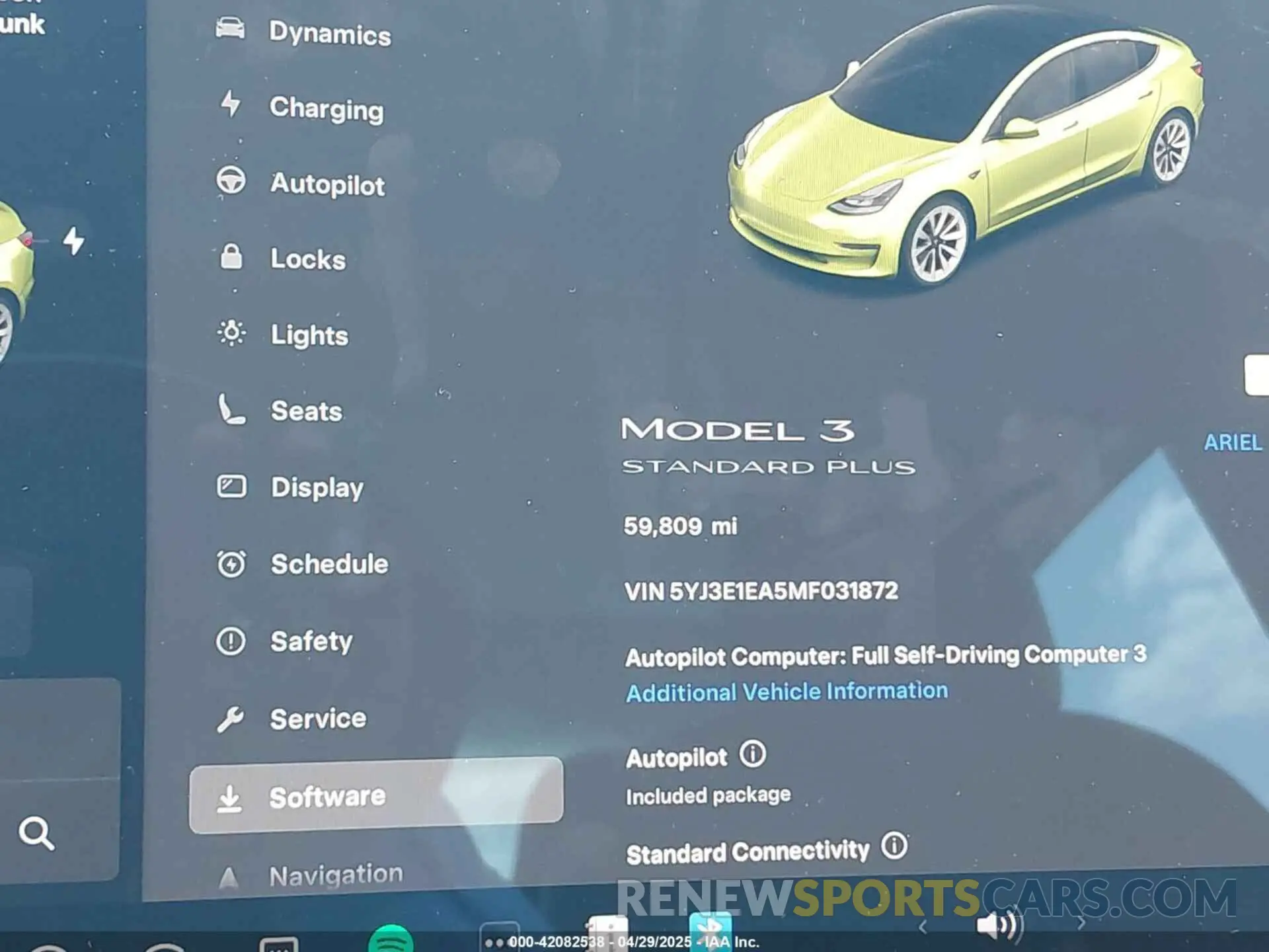 14 Photograph of a damaged car 5YJ3E1EA5MF031872 TESLA MODEL 3 2021