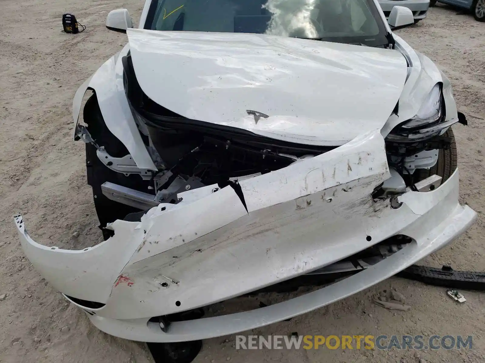 9 Photograph of a damaged car 5YJ3E1EA5MF048820 TESLA MODEL 3 2021