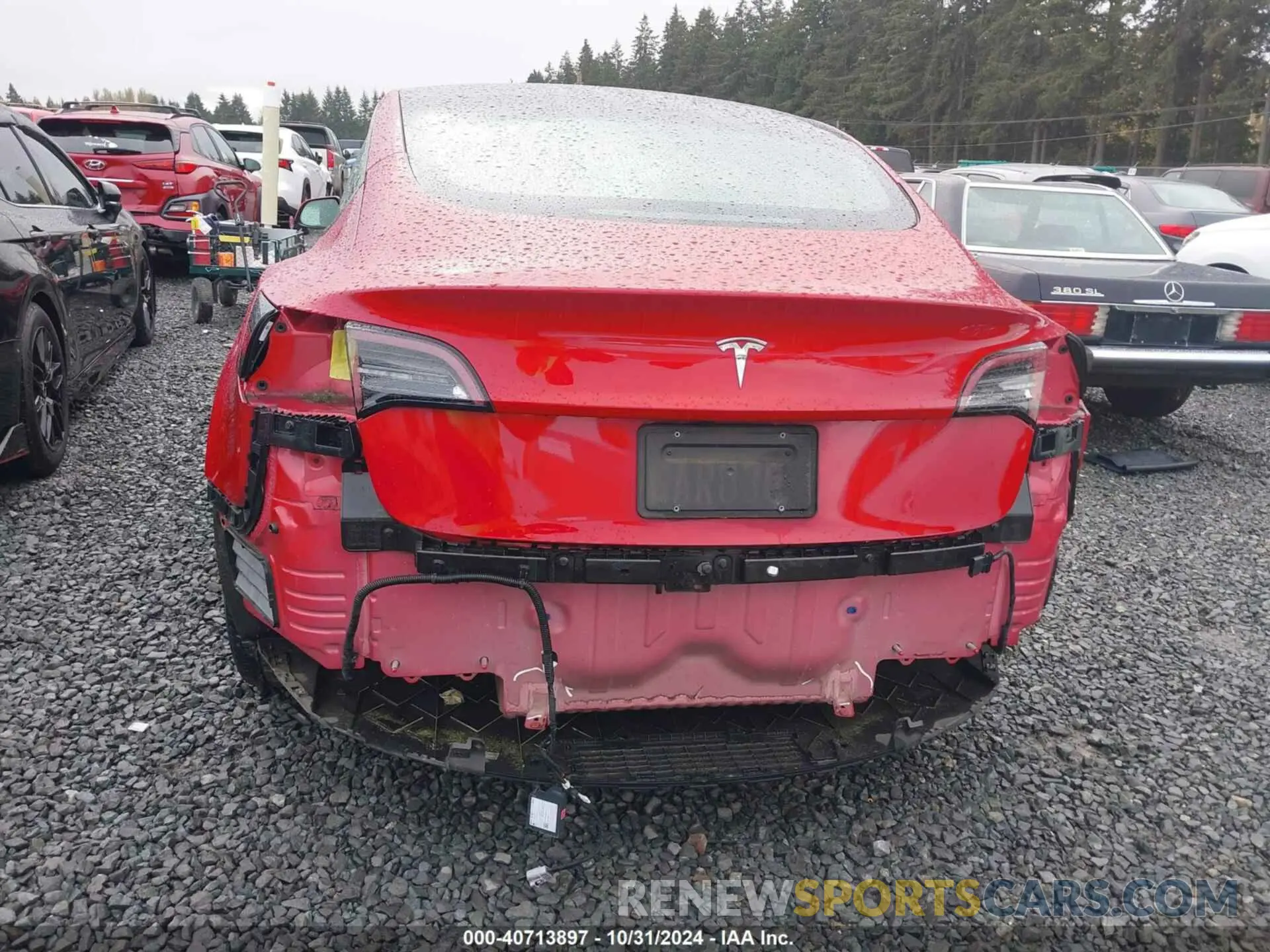 6 Photograph of a damaged car 5YJ3E1EA5MF054262 TESLA MODEL 3 2021