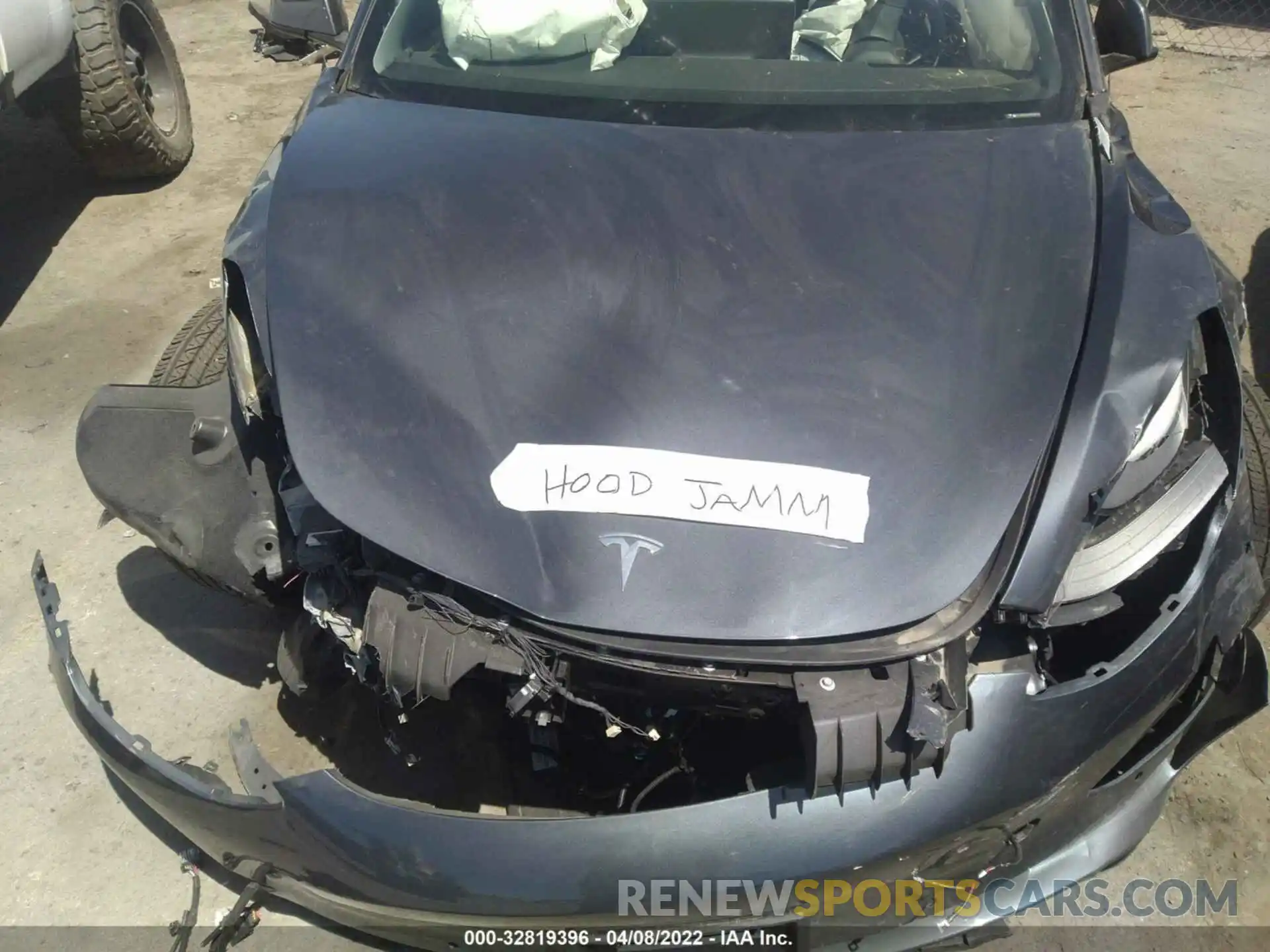 10 Photograph of a damaged car 5YJ3E1EA5MF068422 TESLA MODEL 3 2021