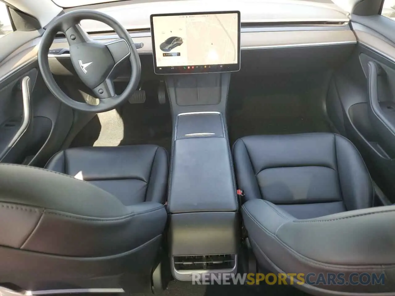 8 Photograph of a damaged car 5YJ3E1EA5MF068839 TESLA MODEL 3 2021