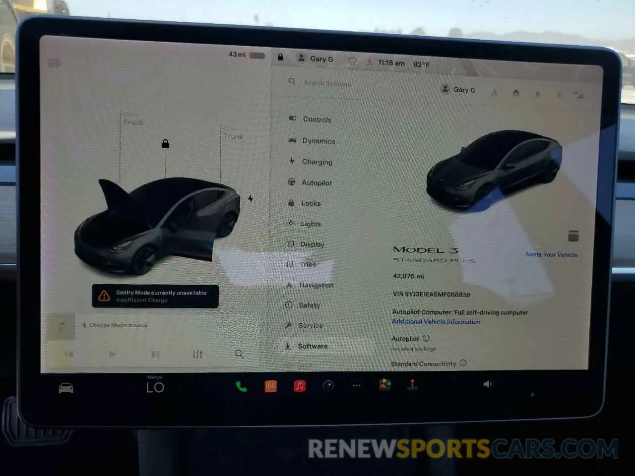 9 Photograph of a damaged car 5YJ3E1EA5MF068839 TESLA MODEL 3 2021