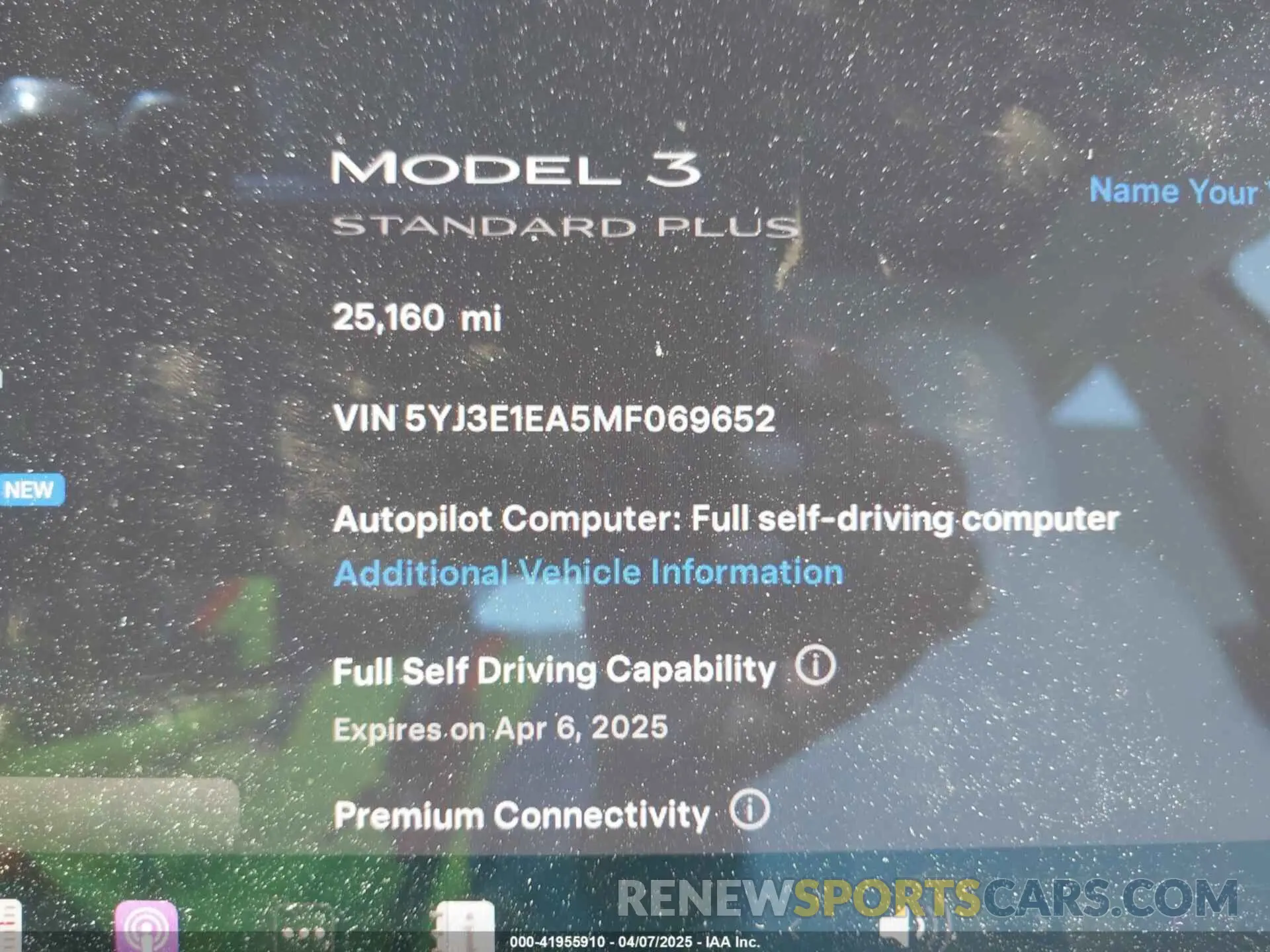 7 Photograph of a damaged car 5YJ3E1EA5MF069652 TESLA MODEL 3 2021