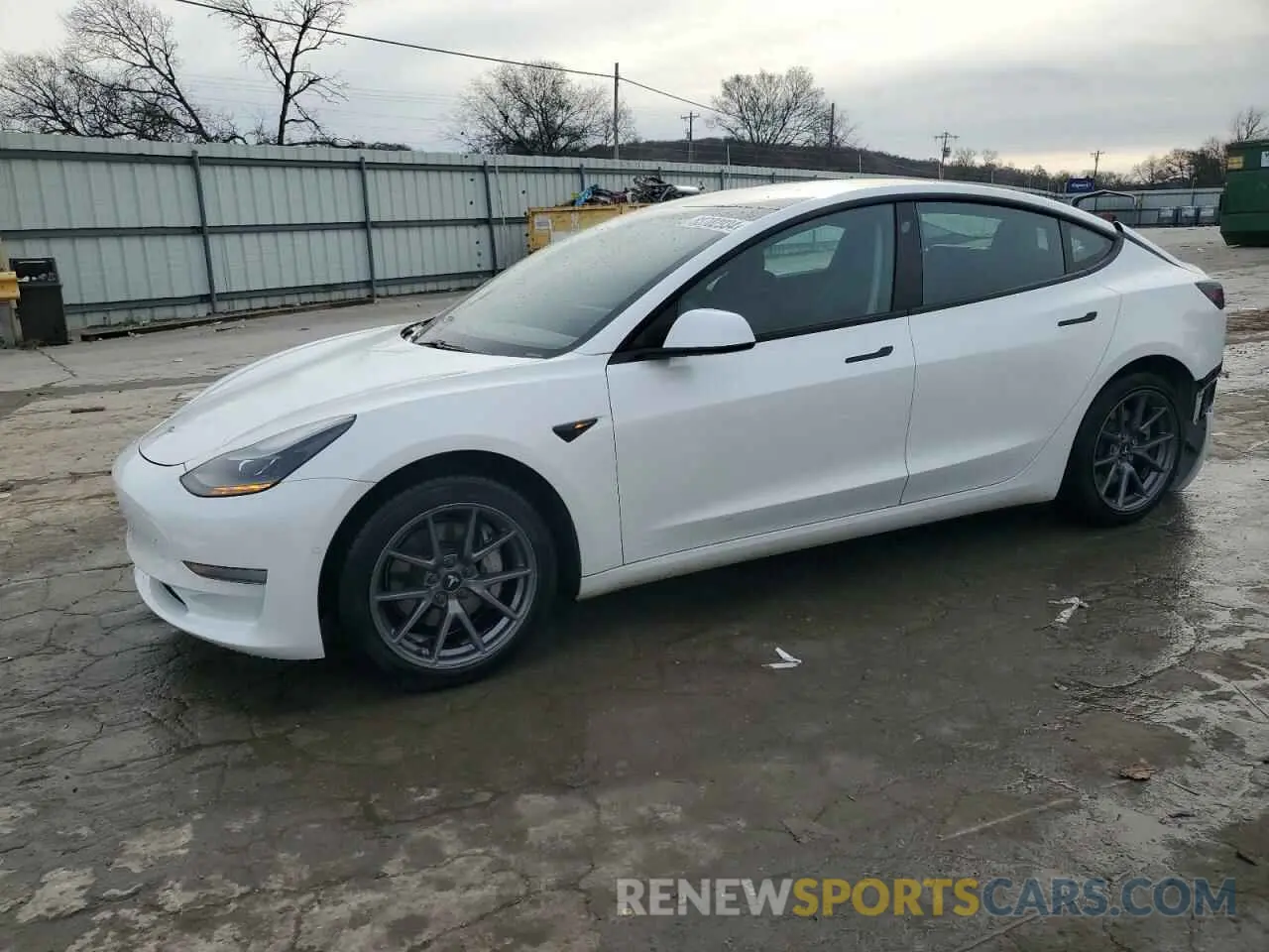 1 Photograph of a damaged car 5YJ3E1EA5MF085091 TESLA MODEL 3 2021