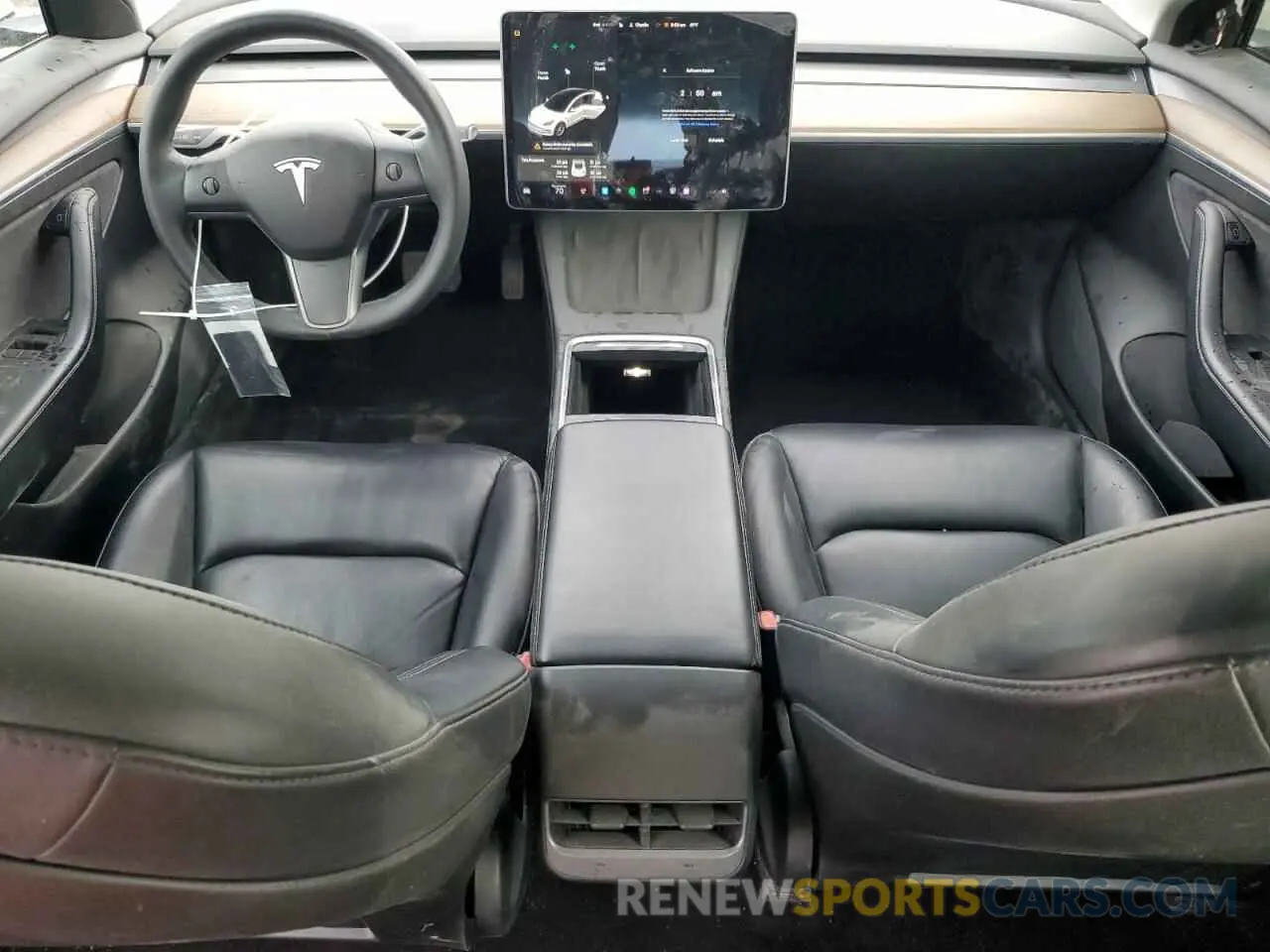 8 Photograph of a damaged car 5YJ3E1EA5MF085091 TESLA MODEL 3 2021