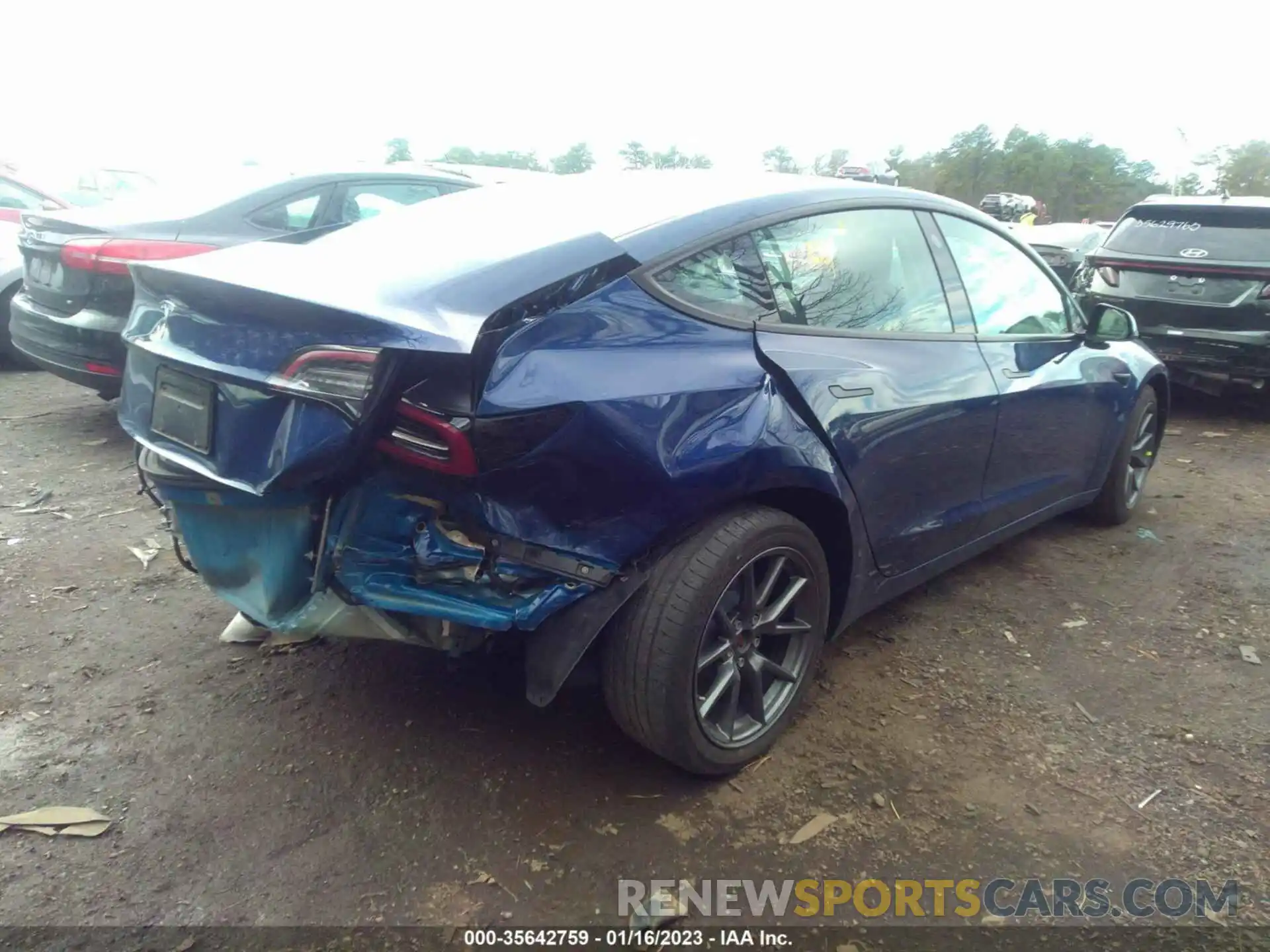 6 Photograph of a damaged car 5YJ3E1EA5MF087651 TESLA MODEL 3 2021