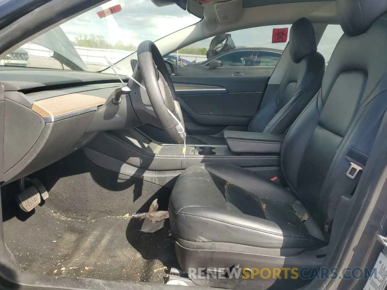 7 Photograph of a damaged car 5YJ3E1EA5MF087892 TESLA MODEL 3 2021