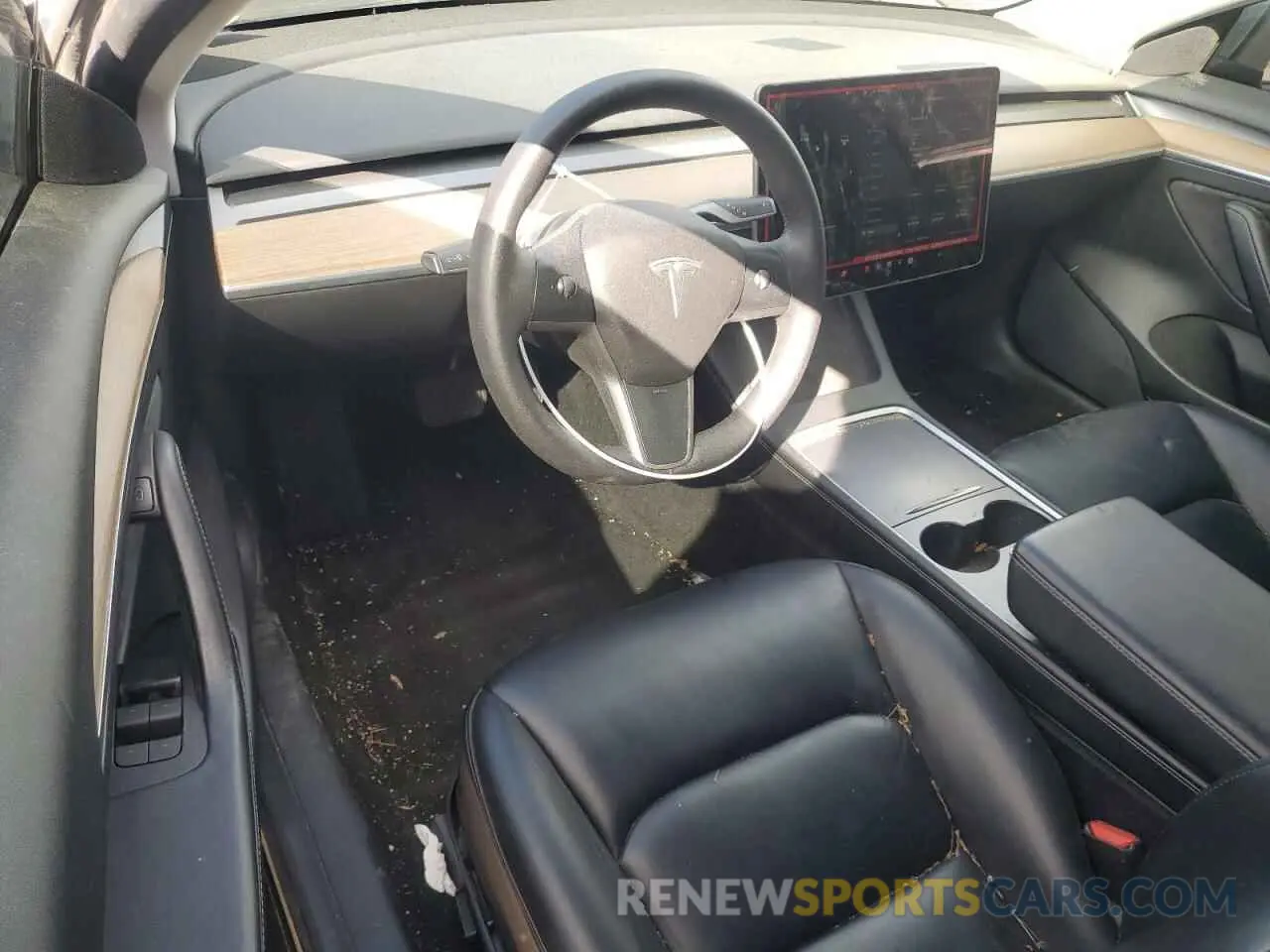 8 Photograph of a damaged car 5YJ3E1EA5MF087892 TESLA MODEL 3 2021