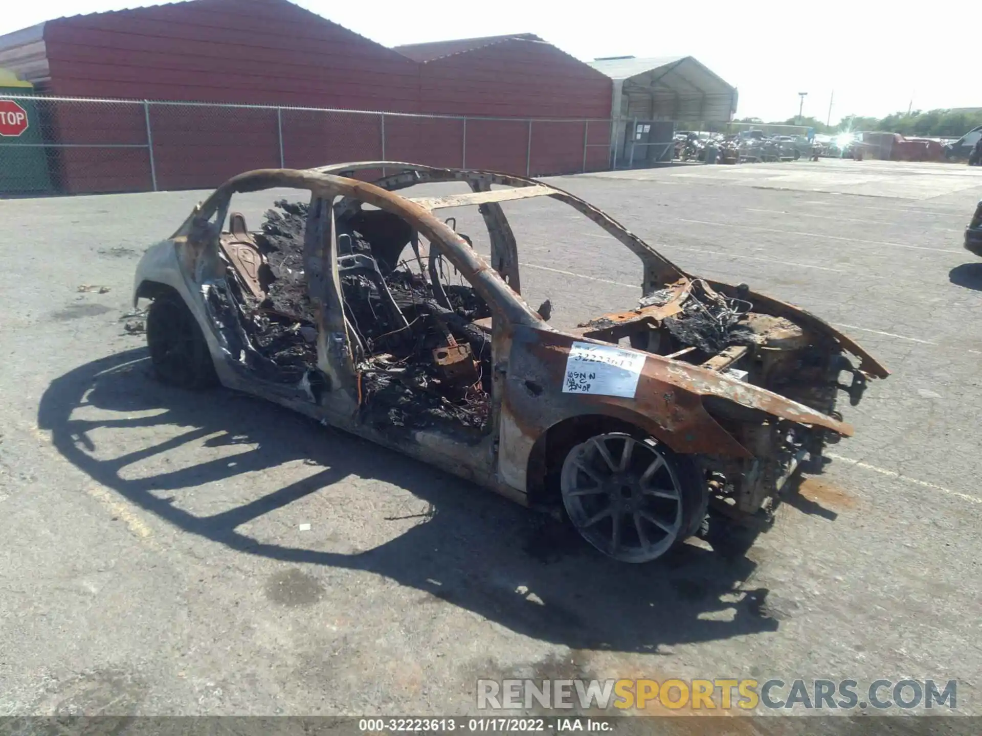 1 Photograph of a damaged car 5YJ3E1EA5MF092297 TESLA MODEL 3 2021