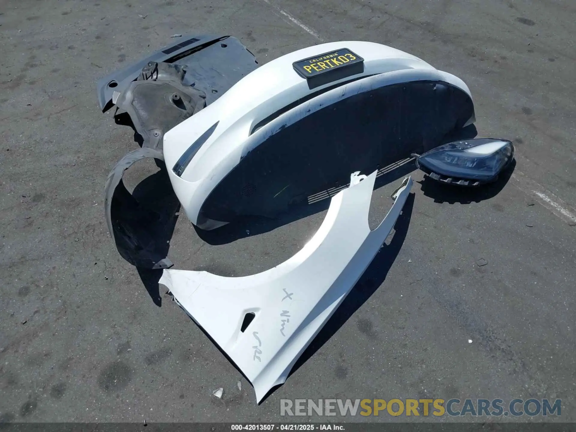 12 Photograph of a damaged car 5YJ3E1EA5MF097354 TESLA MODEL 3 2021