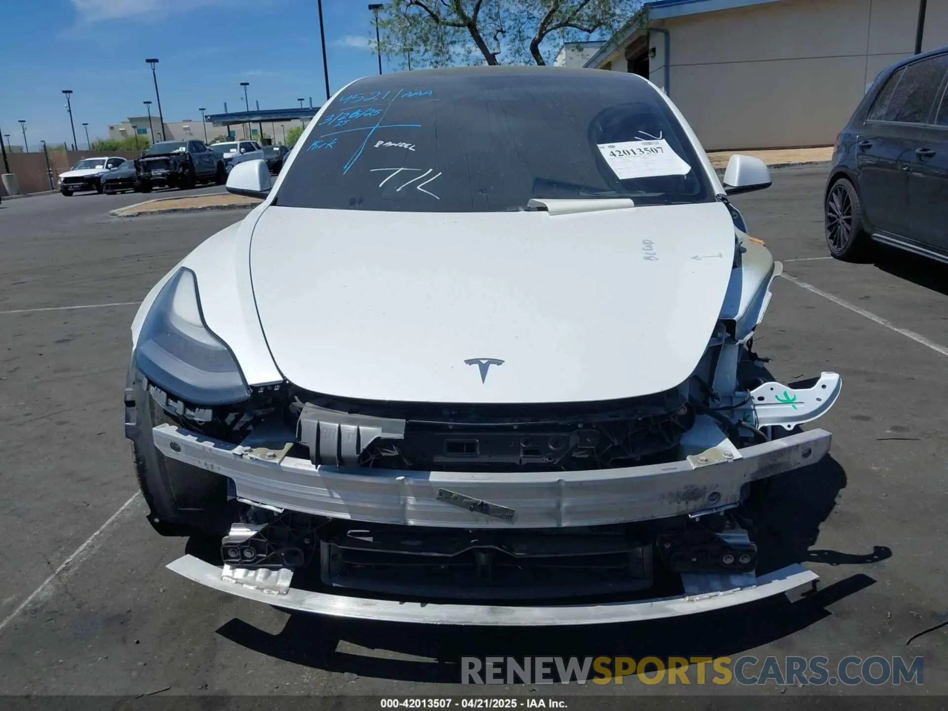 13 Photograph of a damaged car 5YJ3E1EA5MF097354 TESLA MODEL 3 2021