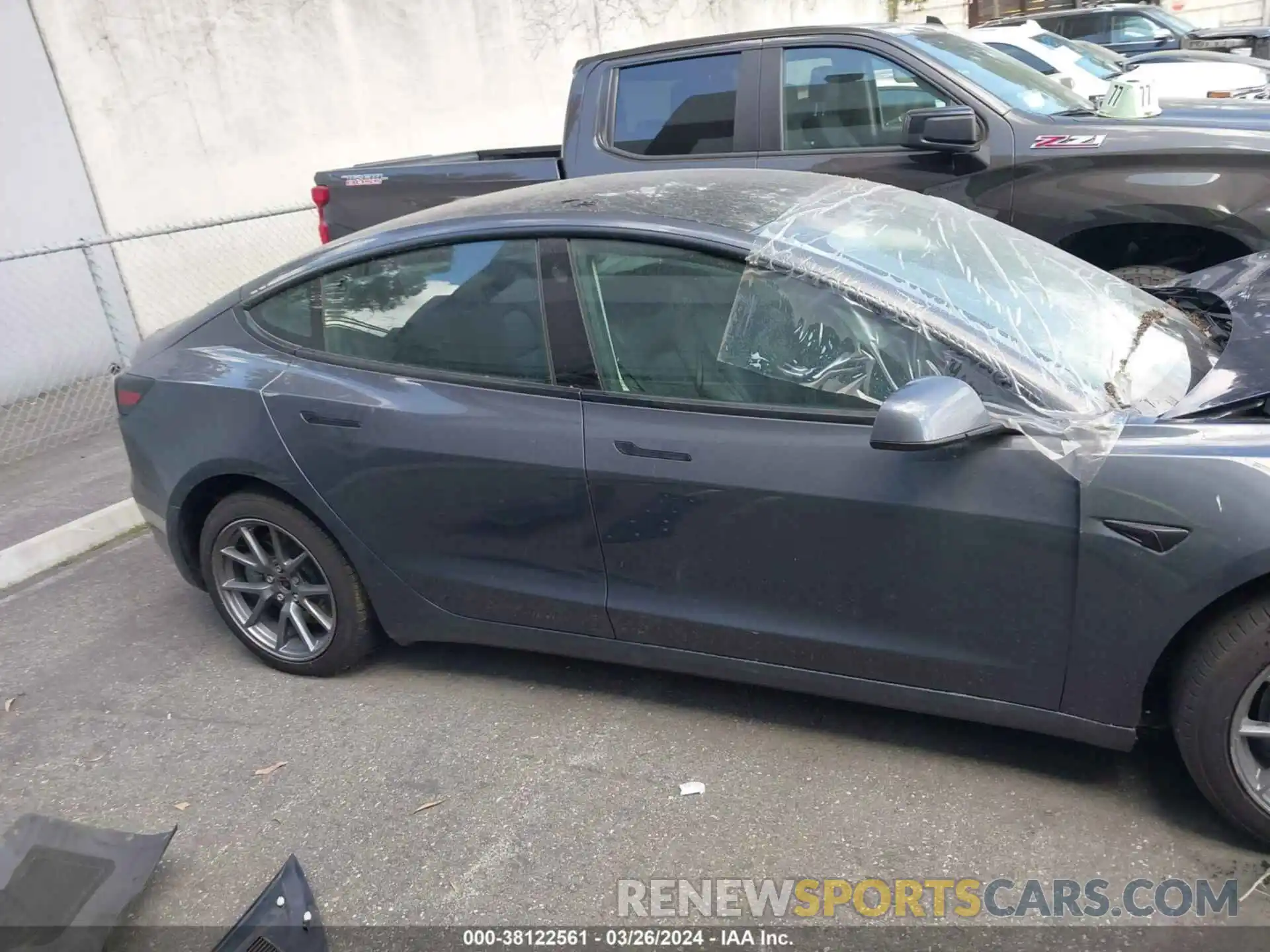 14 Photograph of a damaged car 5YJ3E1EA5MF098309 TESLA MODEL 3 2021