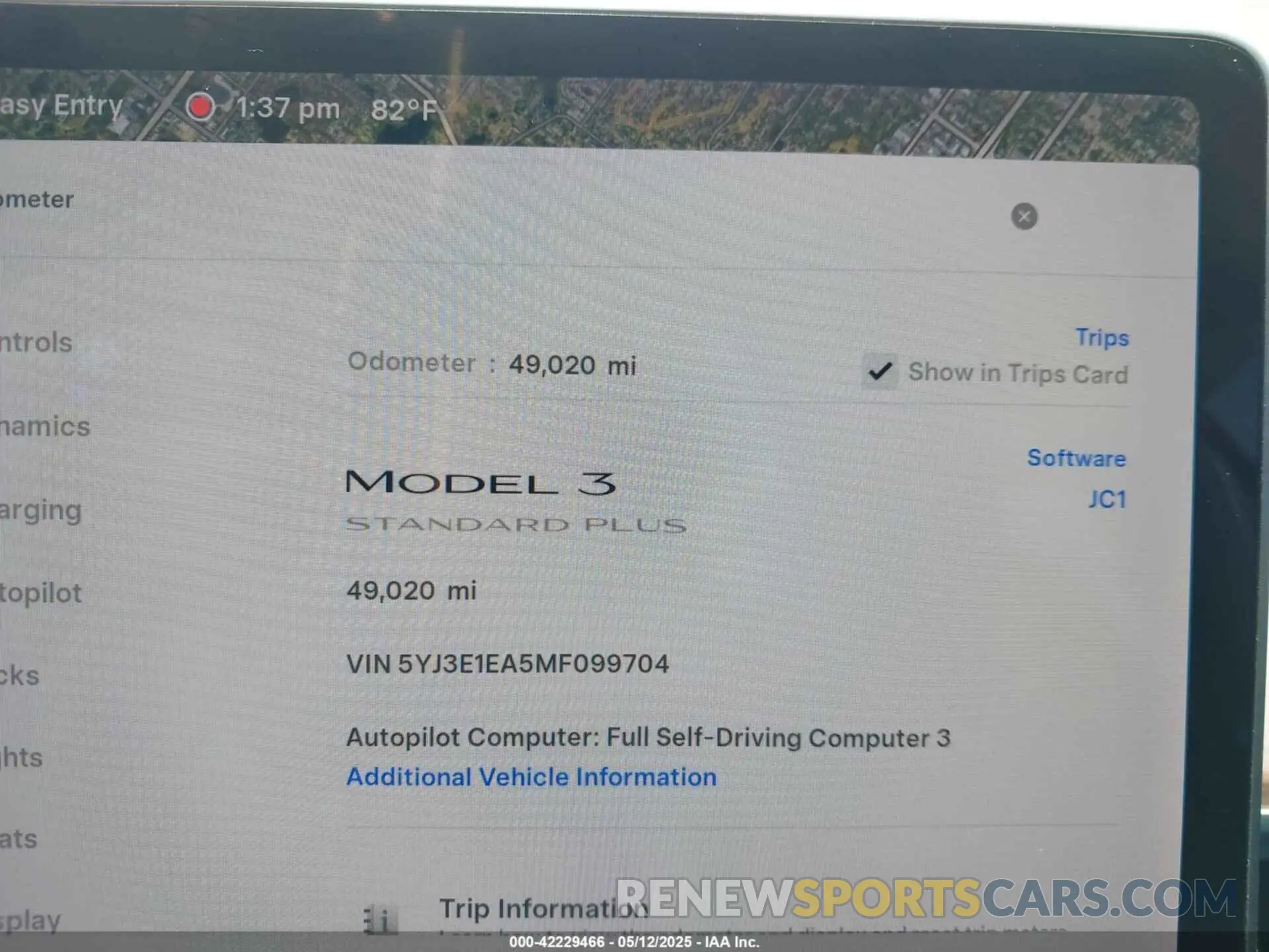 7 Photograph of a damaged car 5YJ3E1EA5MF099704 TESLA MODEL 3 2021