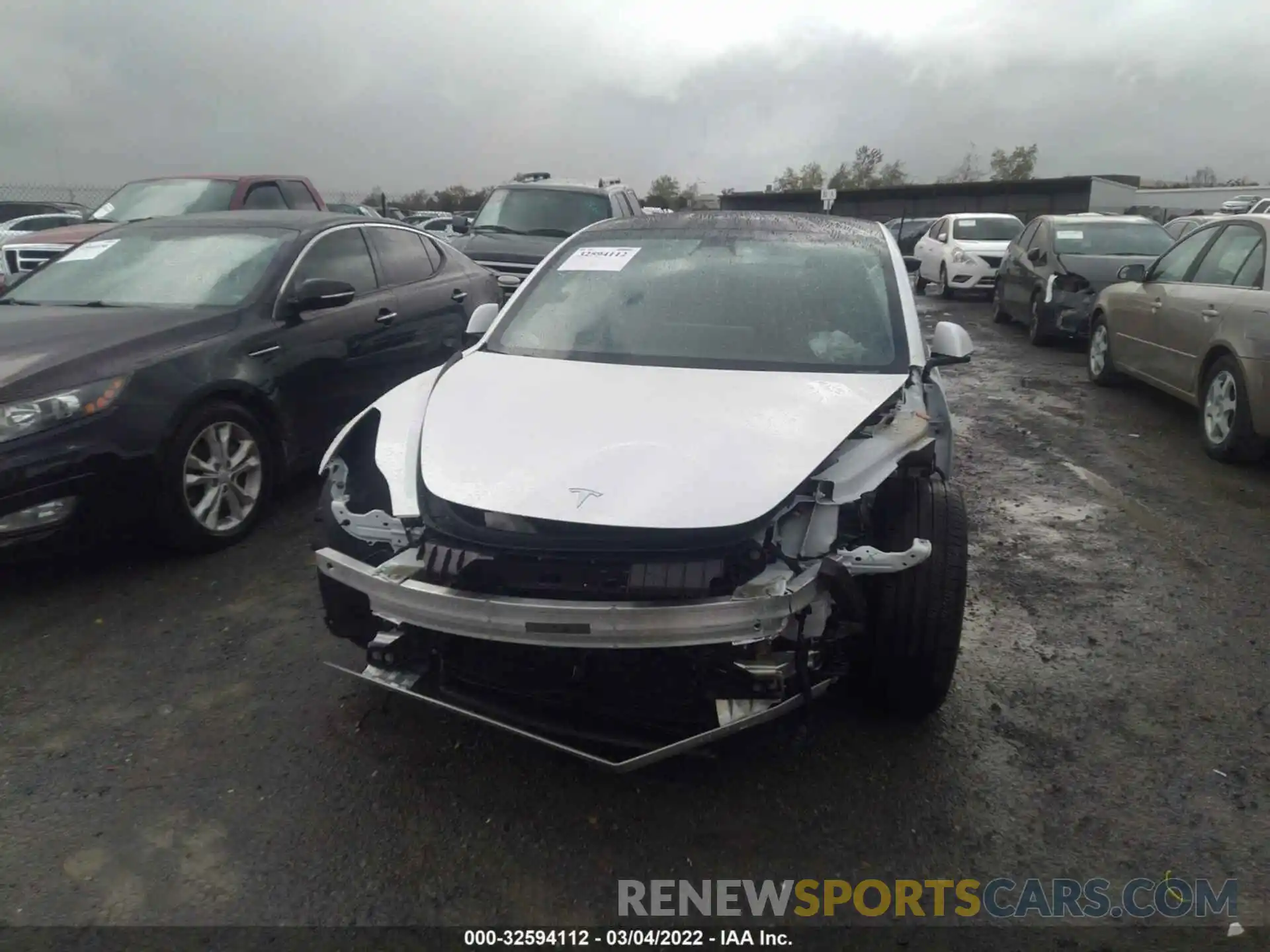 6 Photograph of a damaged car 5YJ3E1EA5MF100706 TESLA MODEL 3 2021