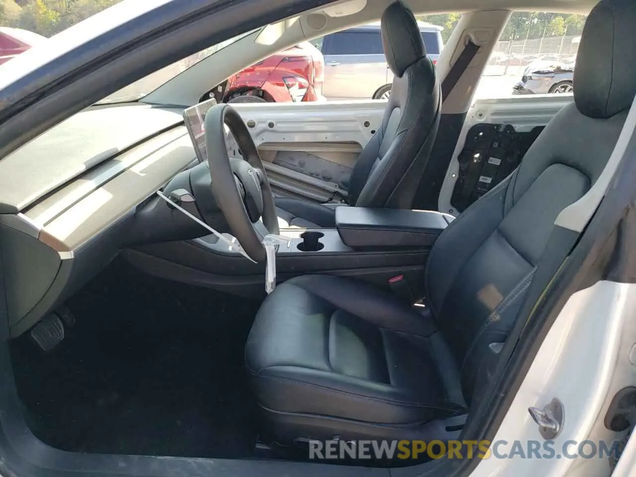 7 Photograph of a damaged car 5YJ3E1EA5MF849215 TESLA MODEL 3 2021
