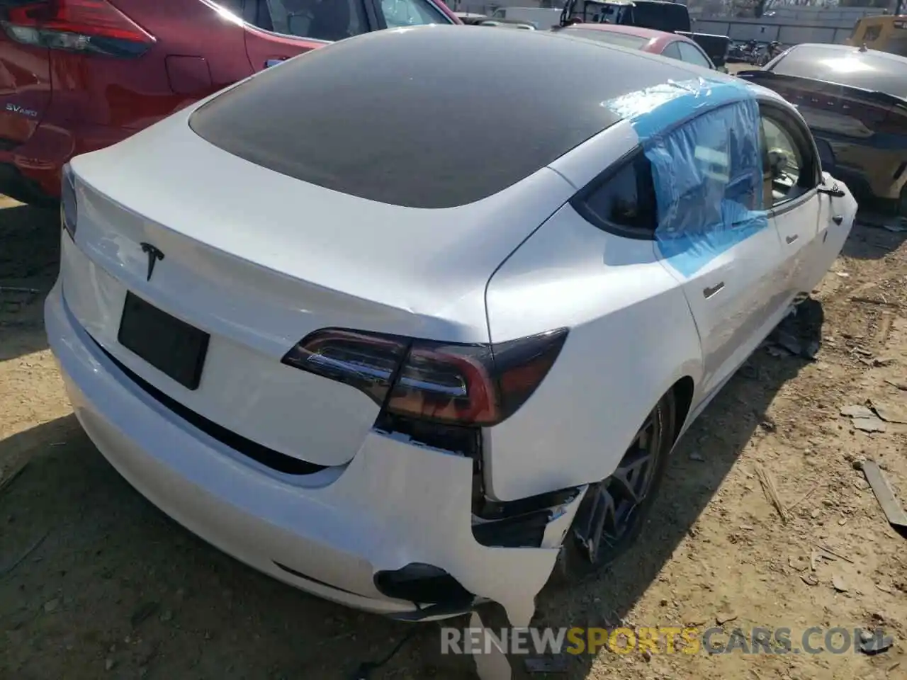 4 Photograph of a damaged car 5YJ3E1EA5MF854298 TESLA MODEL 3 2021